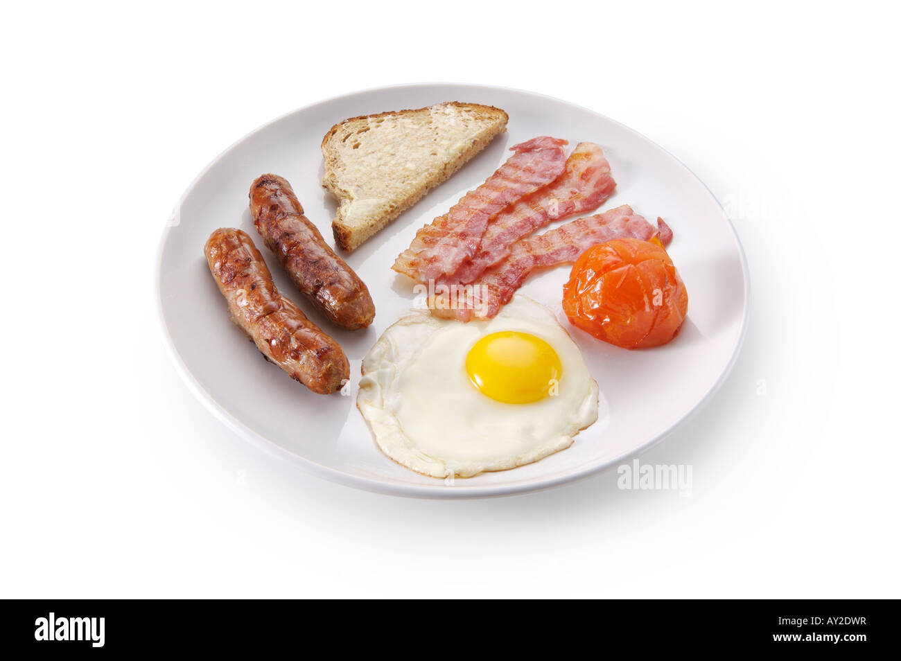 Full english breakfast Cut Out Stock Images & Pictures - Alamy