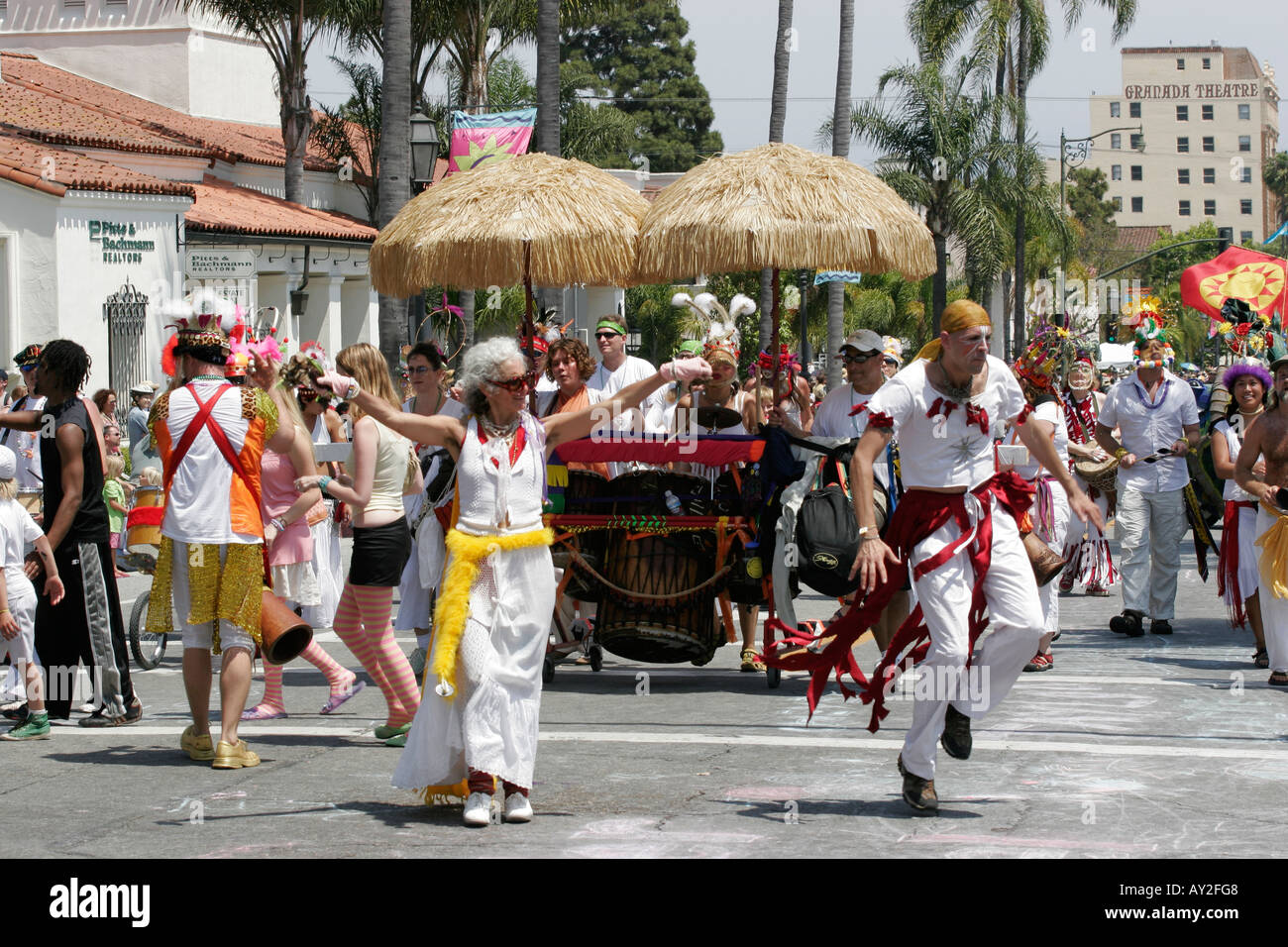 Summer Solstice parade, Santa Barbara, California Stock Photo Alamy