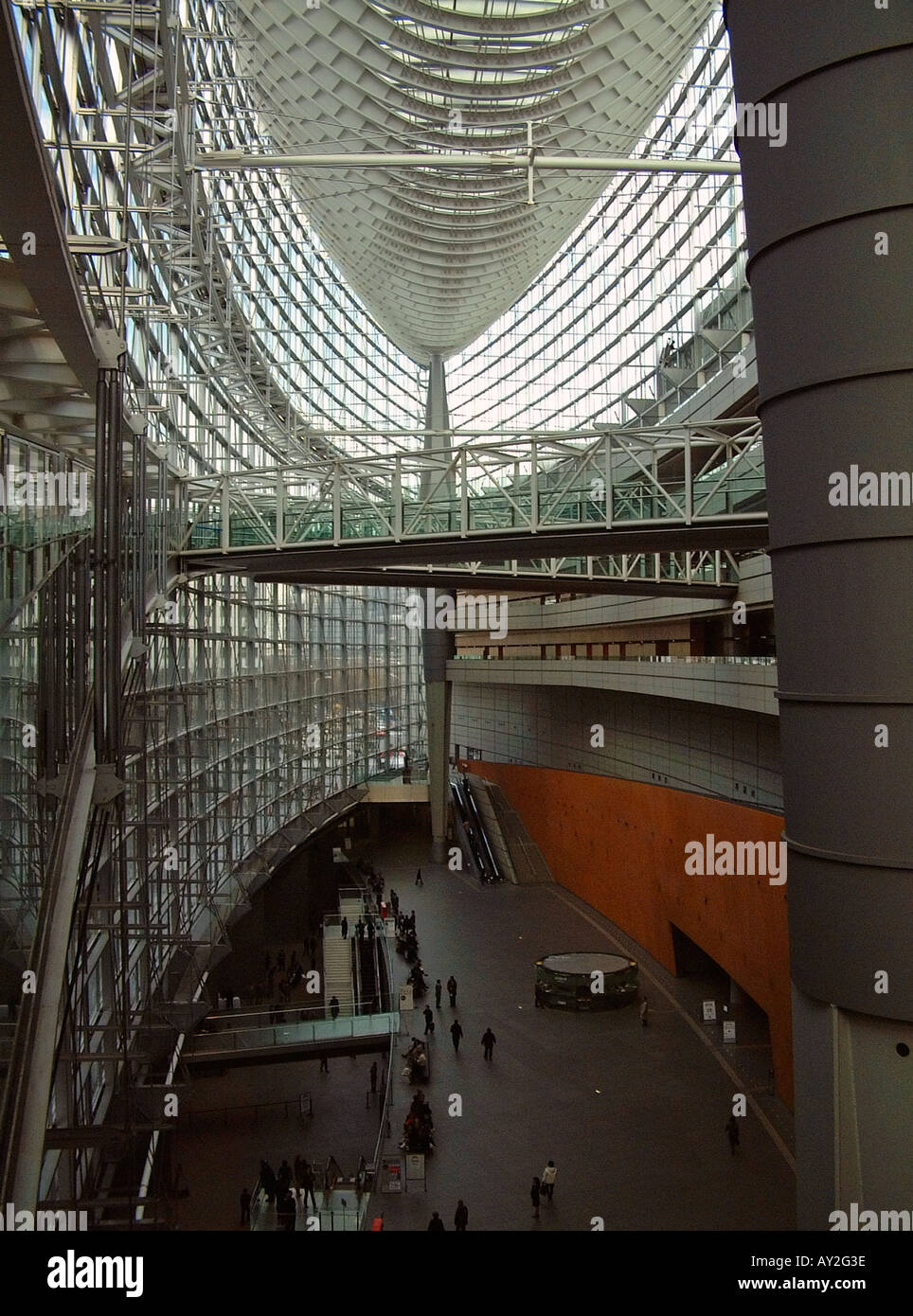 Tokyo International Forum Convention Center in Central Tokyo Japan Stock Photo