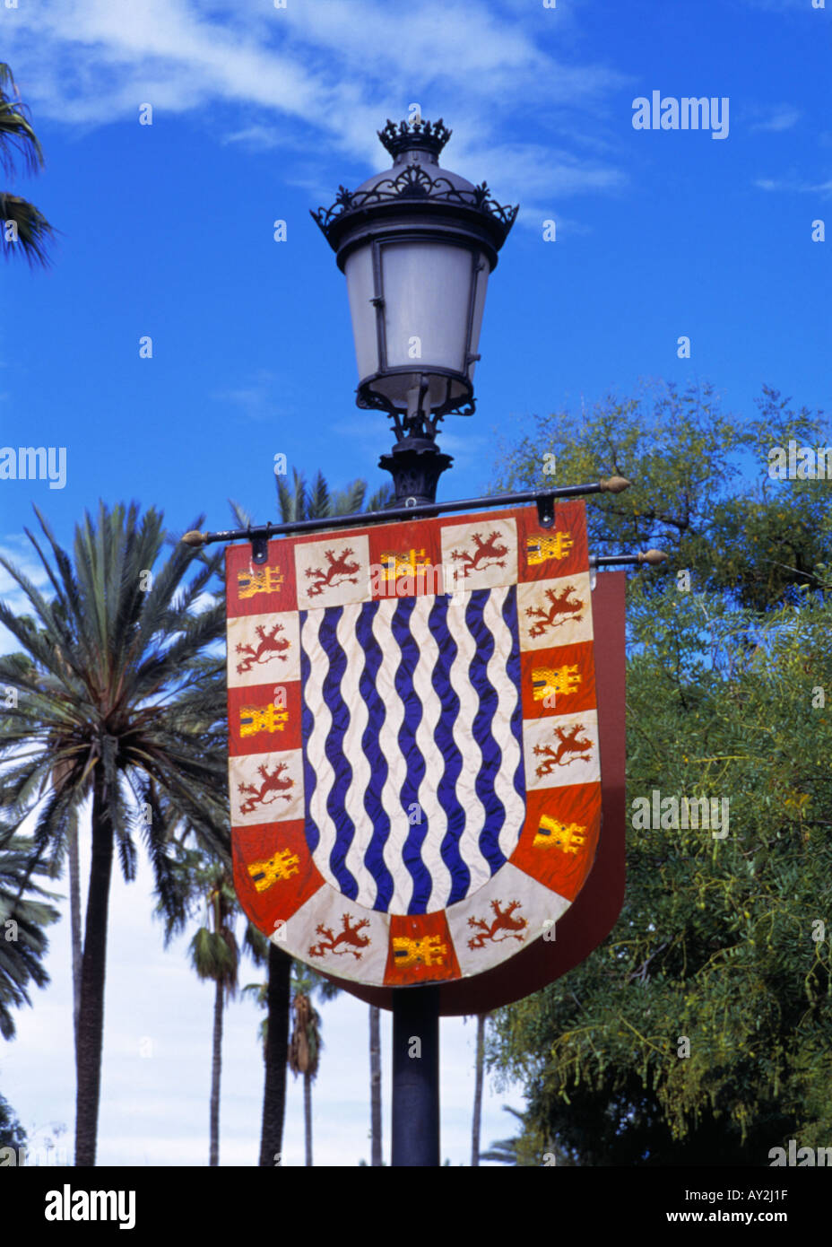 The emblem of Jerez de la Frontera Andalucía Spain Stock Photo
