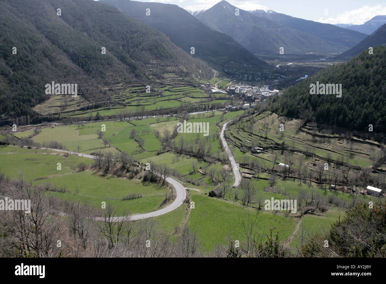 Spanish pyrenees mountains Stock Photo Alamy