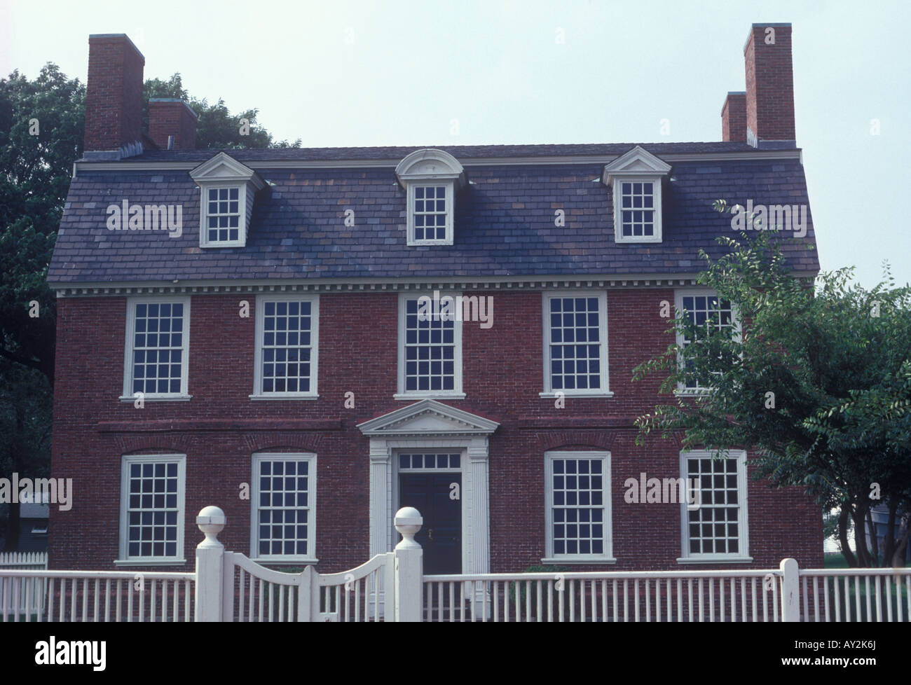 The Derby House, brick mansion built for Elias Haskett Derby first