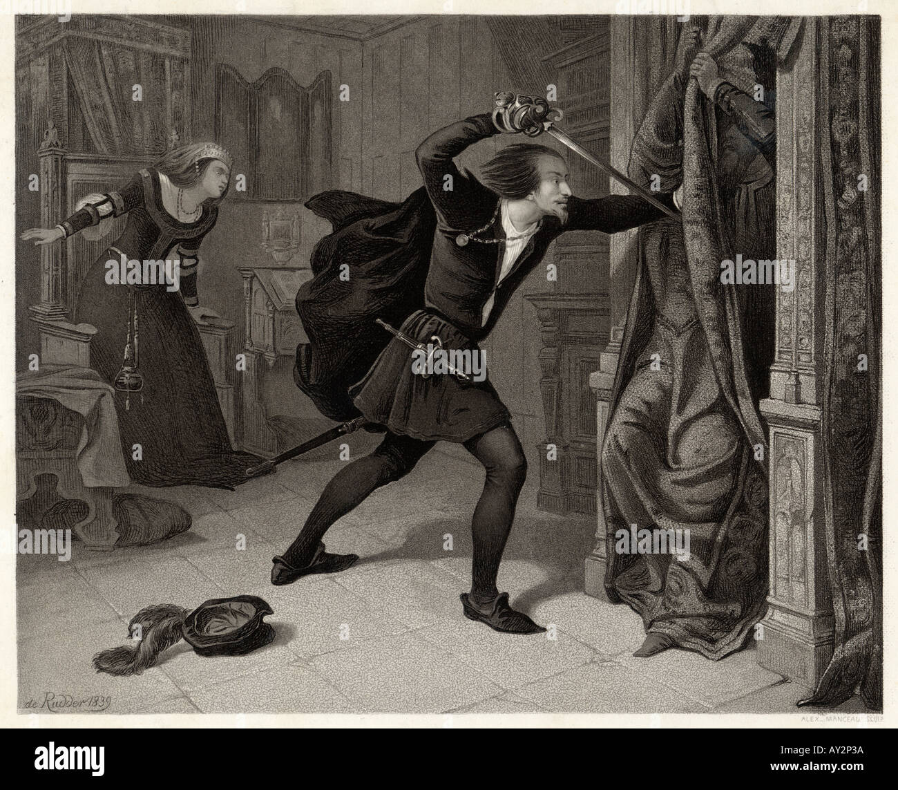 Hamlet shakespeare polonius hi-res stock photography and images - Alamy