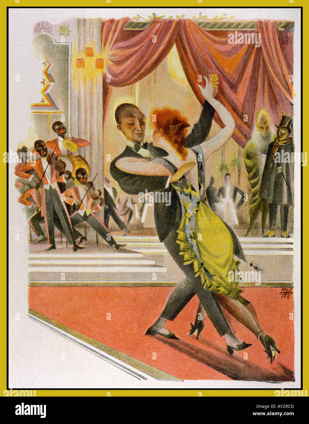 Couple Dancing Jazz 1920 Stock Photo - Alamy