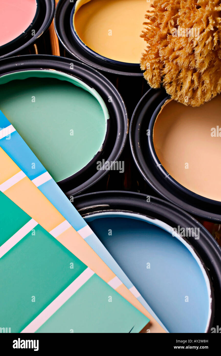 Paint bucket swatches hi-res stock photography and images - Alamy