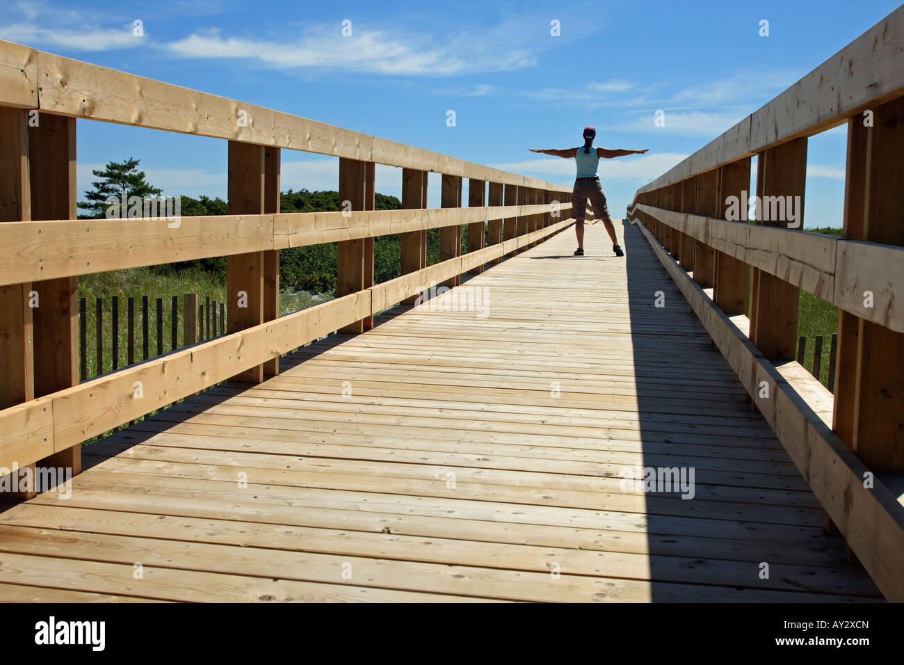 Boardwalk Rails Boardwalk rails hi-res stock photography and images - Alamy