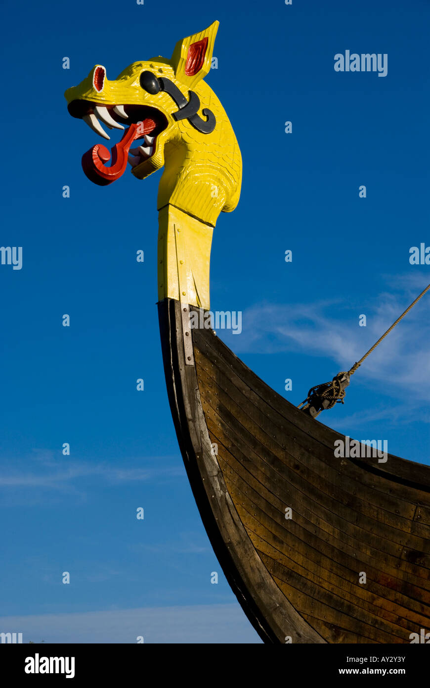 Europe UK england kent thanet ramsgate hugin viking ship Stock Photo