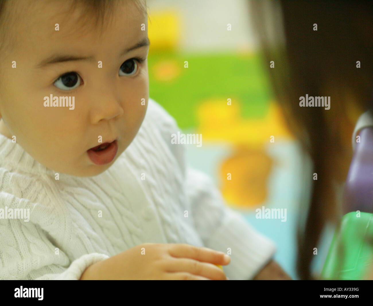Close-up of a baby girl Stock Photo - Alamy