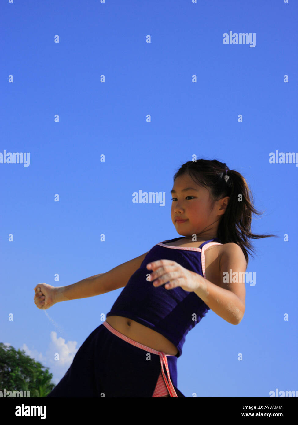 Tween girl standing in hi-res stock photography and images - Alamy