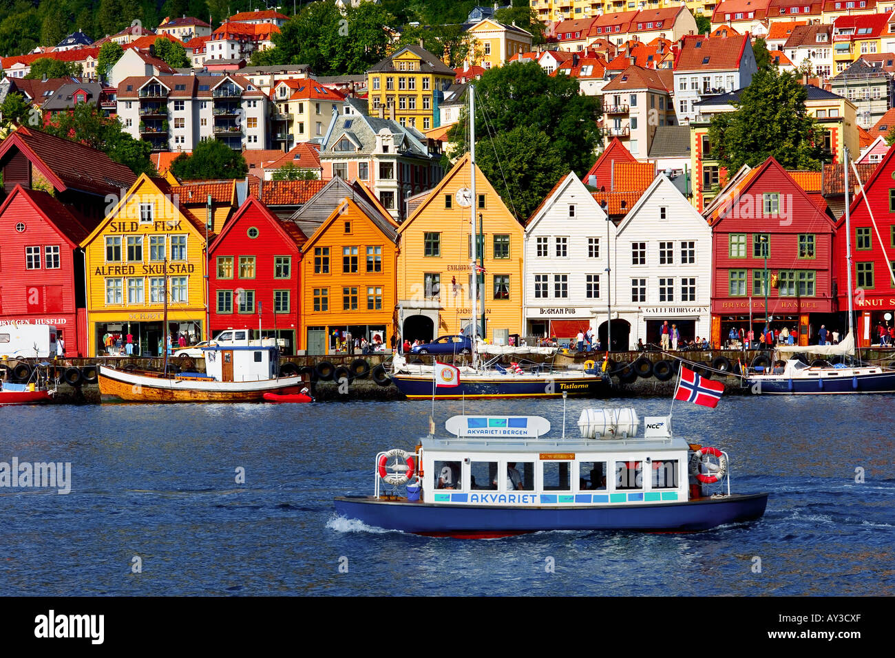 Bergen in Norway Stock Photo