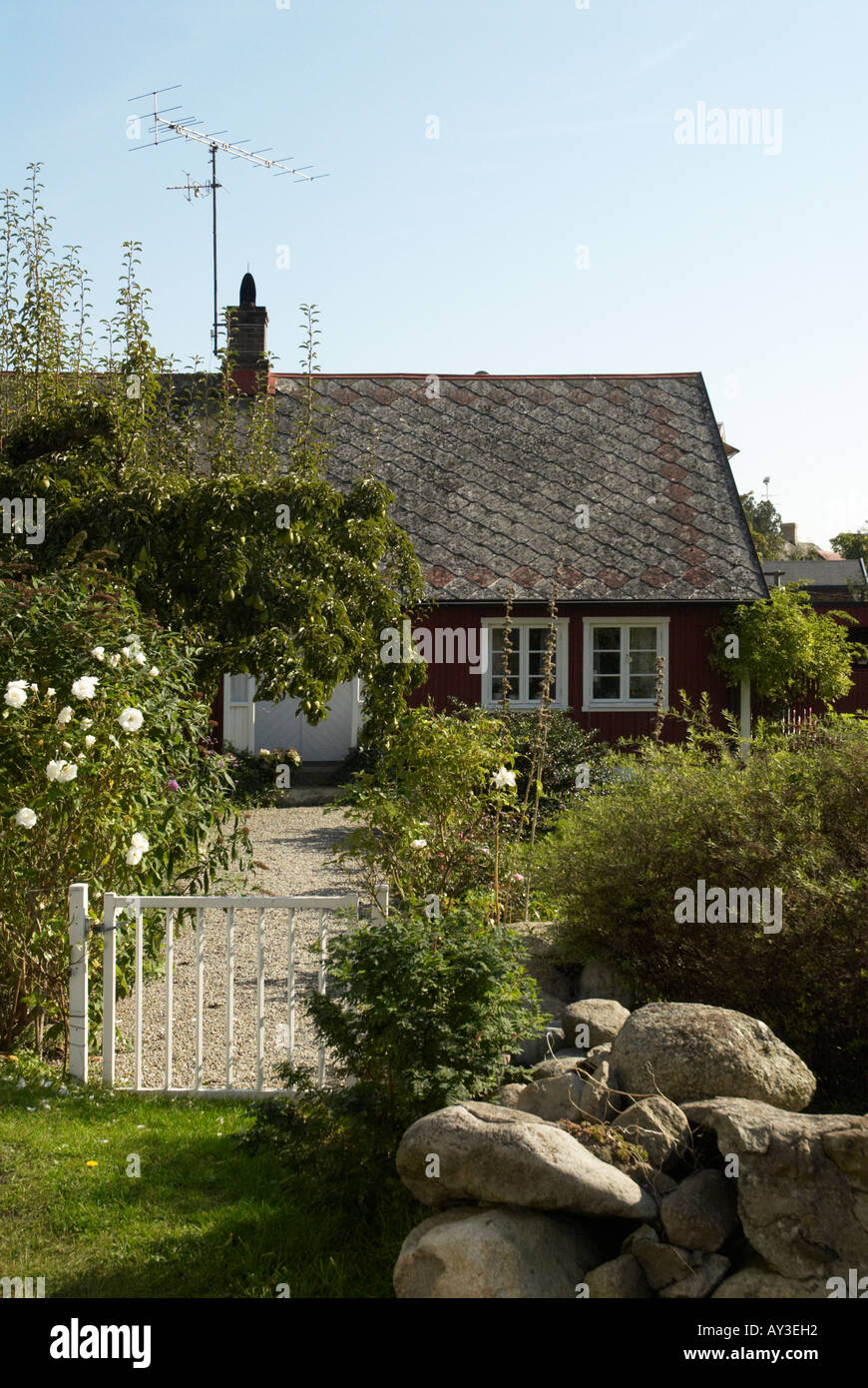 House in Kivik Stock Photo