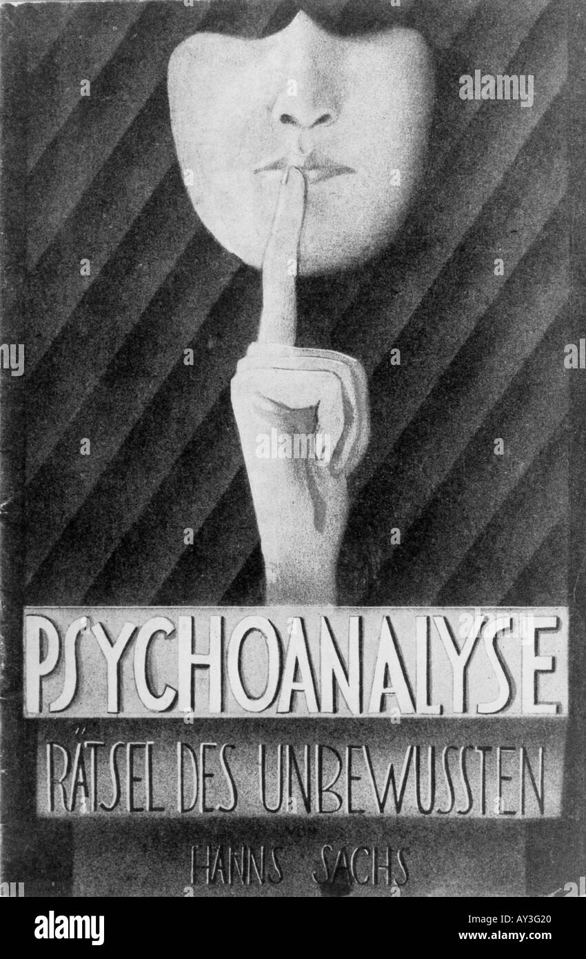 Psychoanalyse Poster Stock Photo