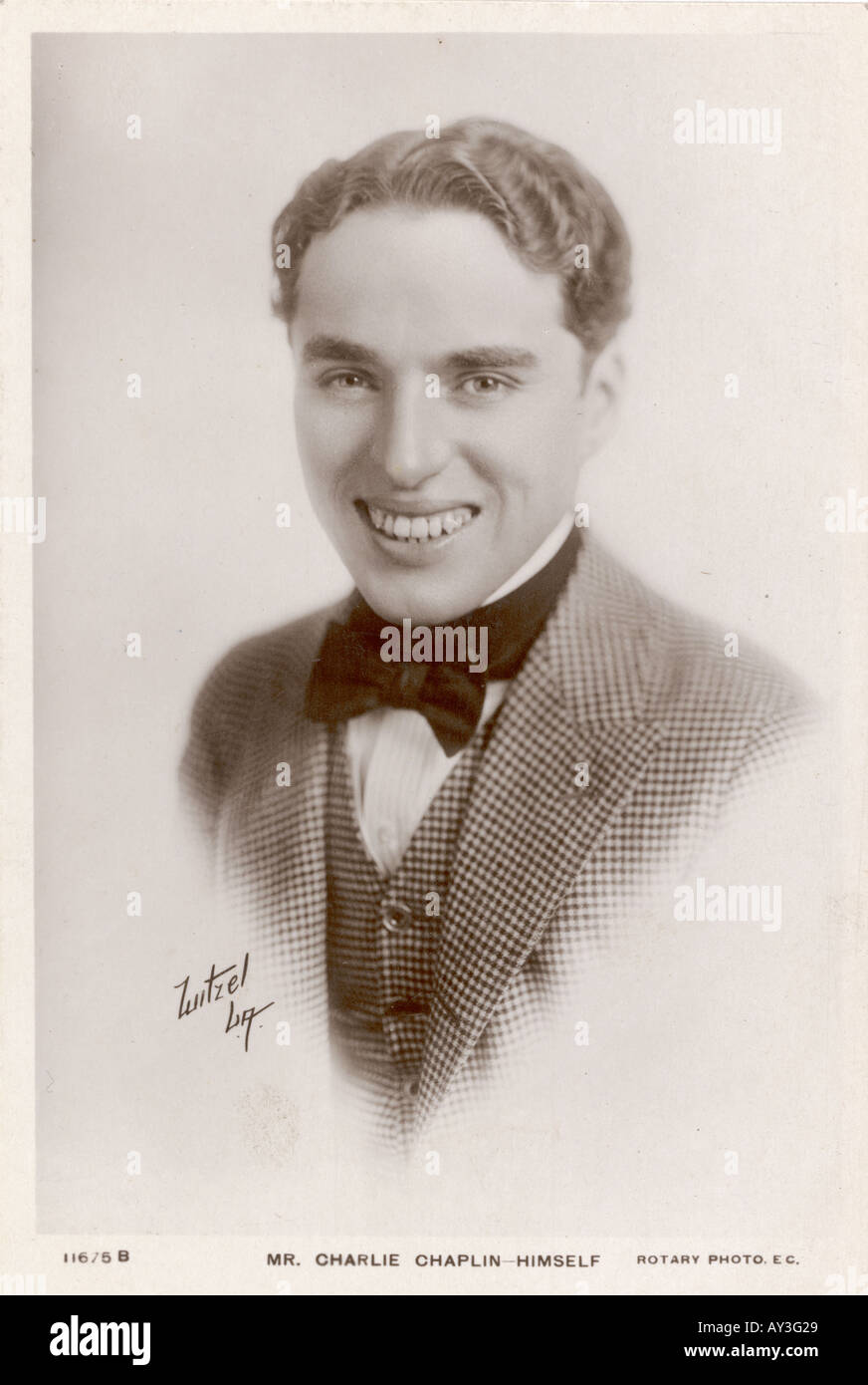 Charlie Chaplin Himself Stock Photo