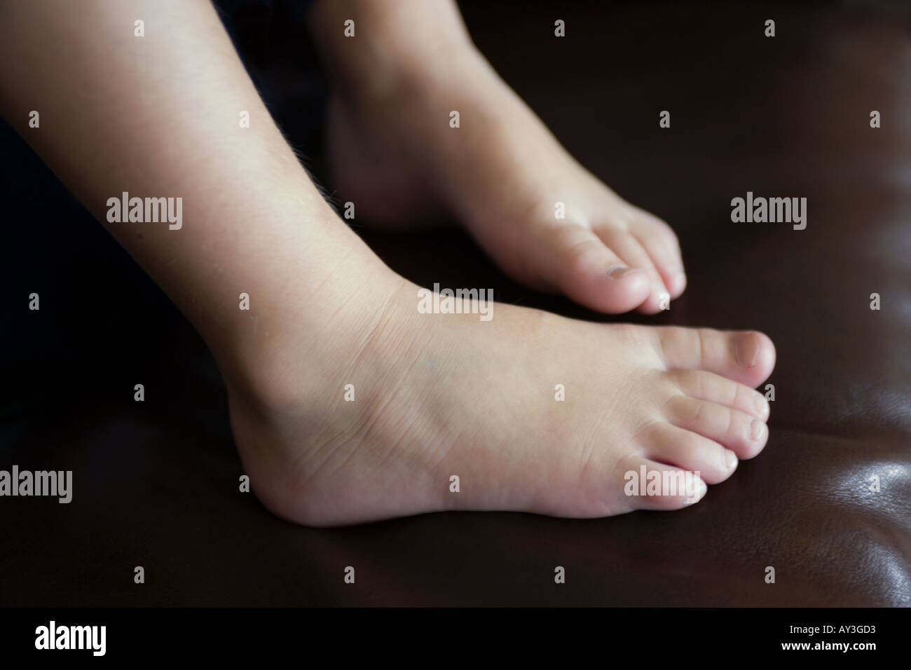A Young Boys Feet A Young Boys Feet