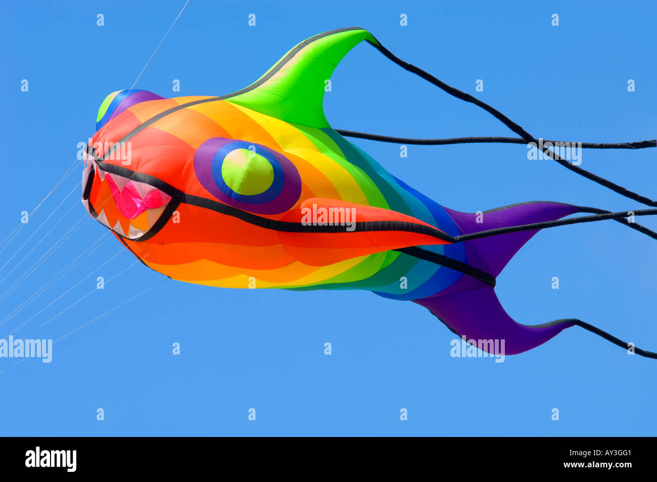 Colourful fish kite Stock Photo - Alamy
