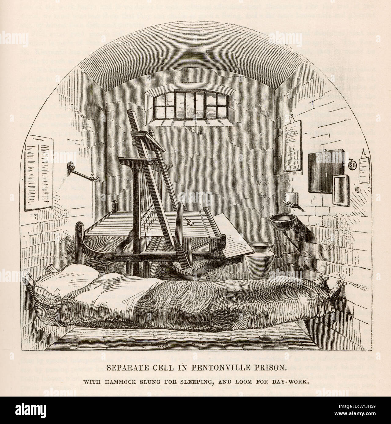 Pentonville prison cell stock photo 5543256 alamy