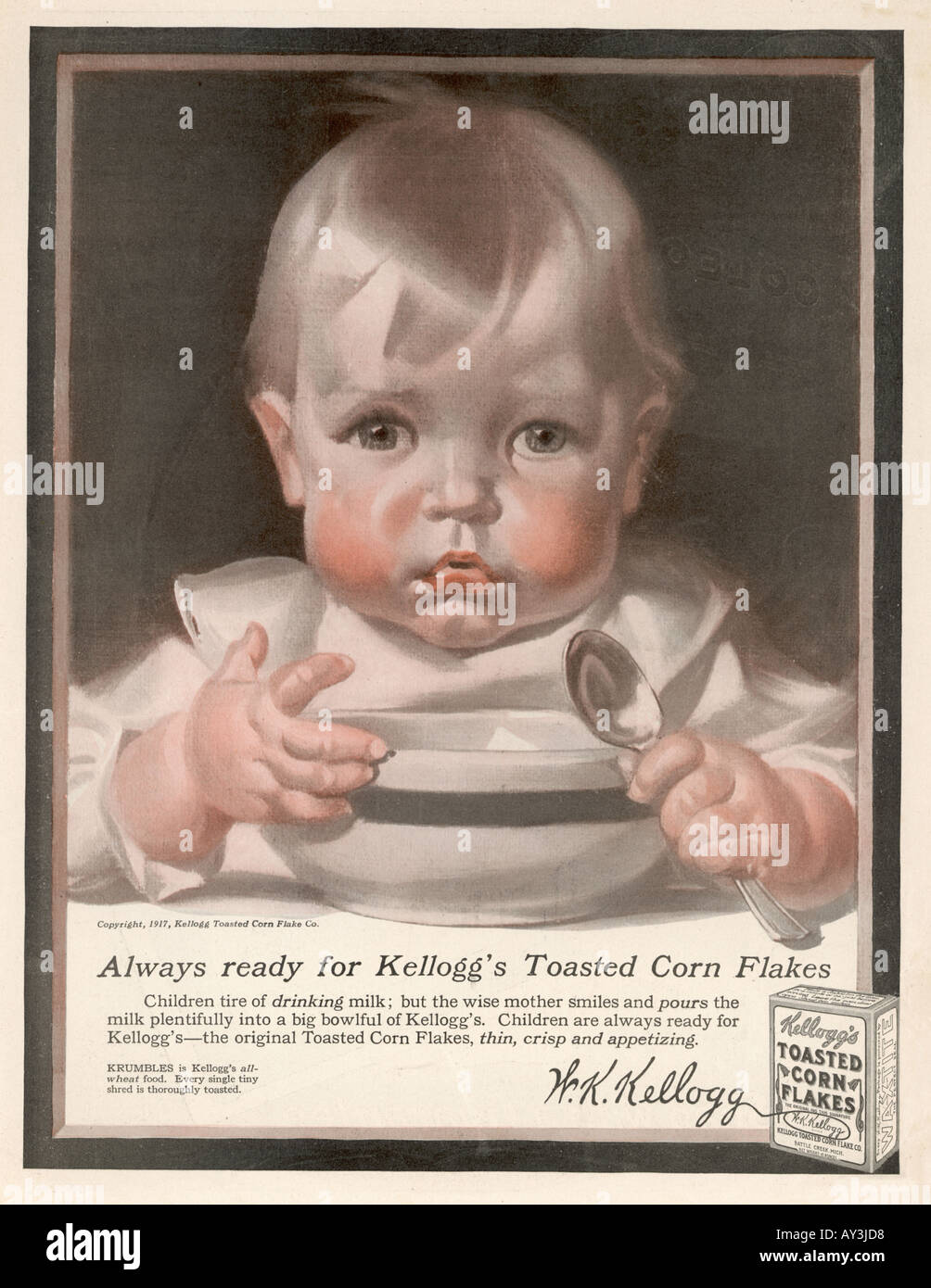 Kelloggs advert hires stock photography and images Alamy