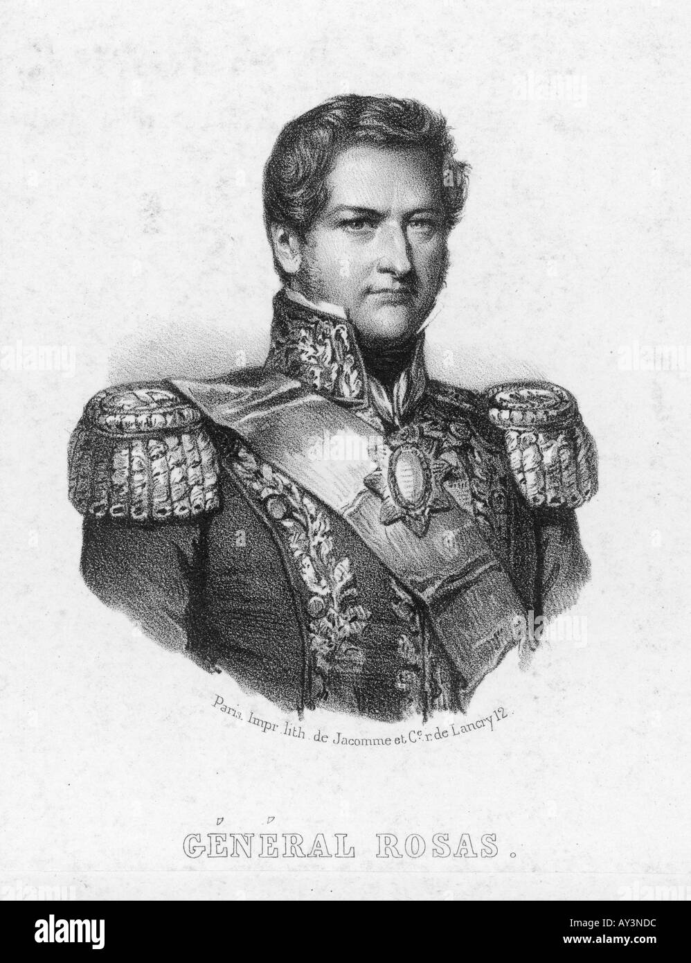 Juan Manuel De Rosas Stock Photo Alamy