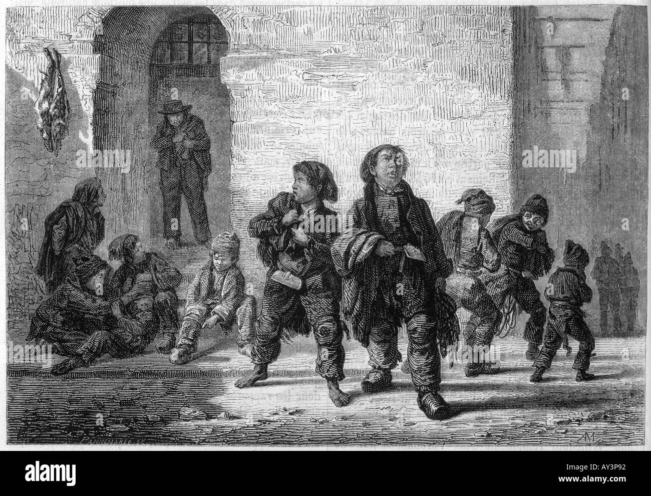 French Sweep Boys Stock Photo Alamy