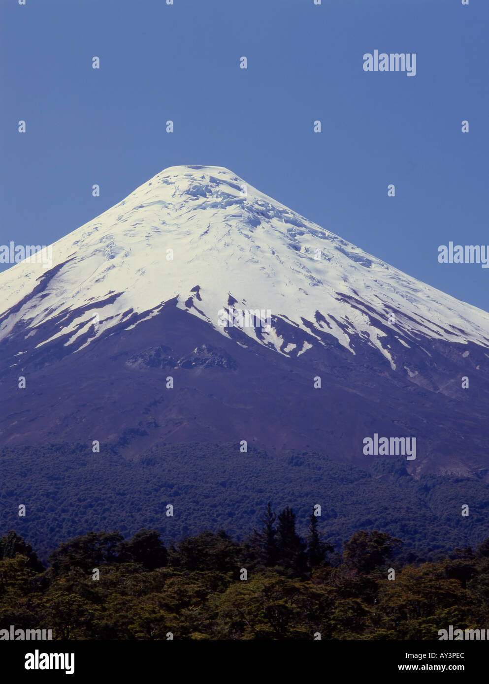 Chile Lake District Osorno Volcano Stock Photo - Alamy