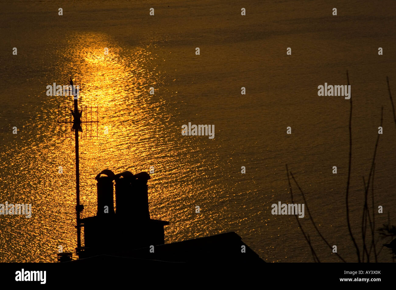 Dartmouth Sunset Stock Photo