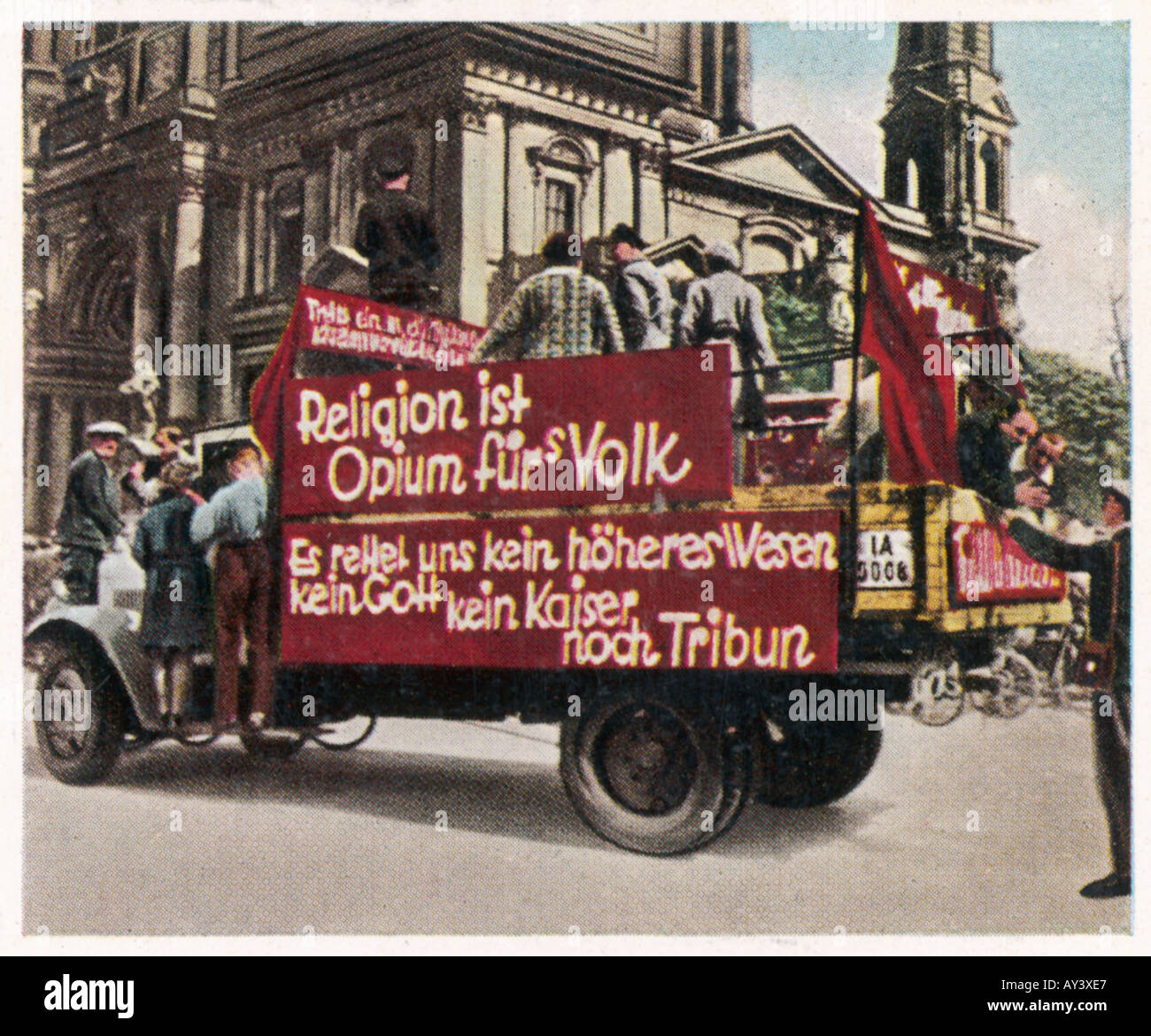 German Communists 1925 Stock Photo