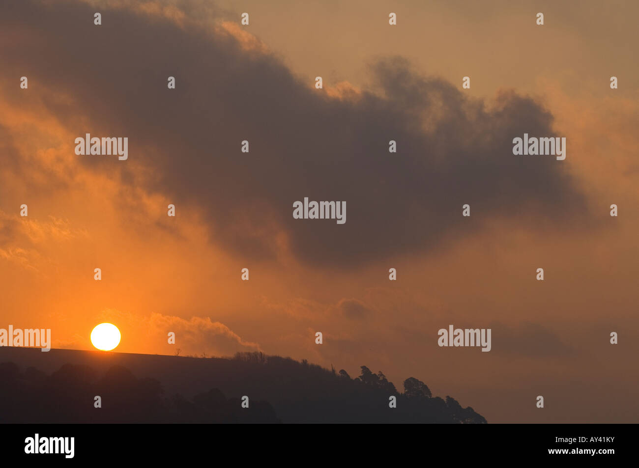 Dartmouth Sunset Stock Photo