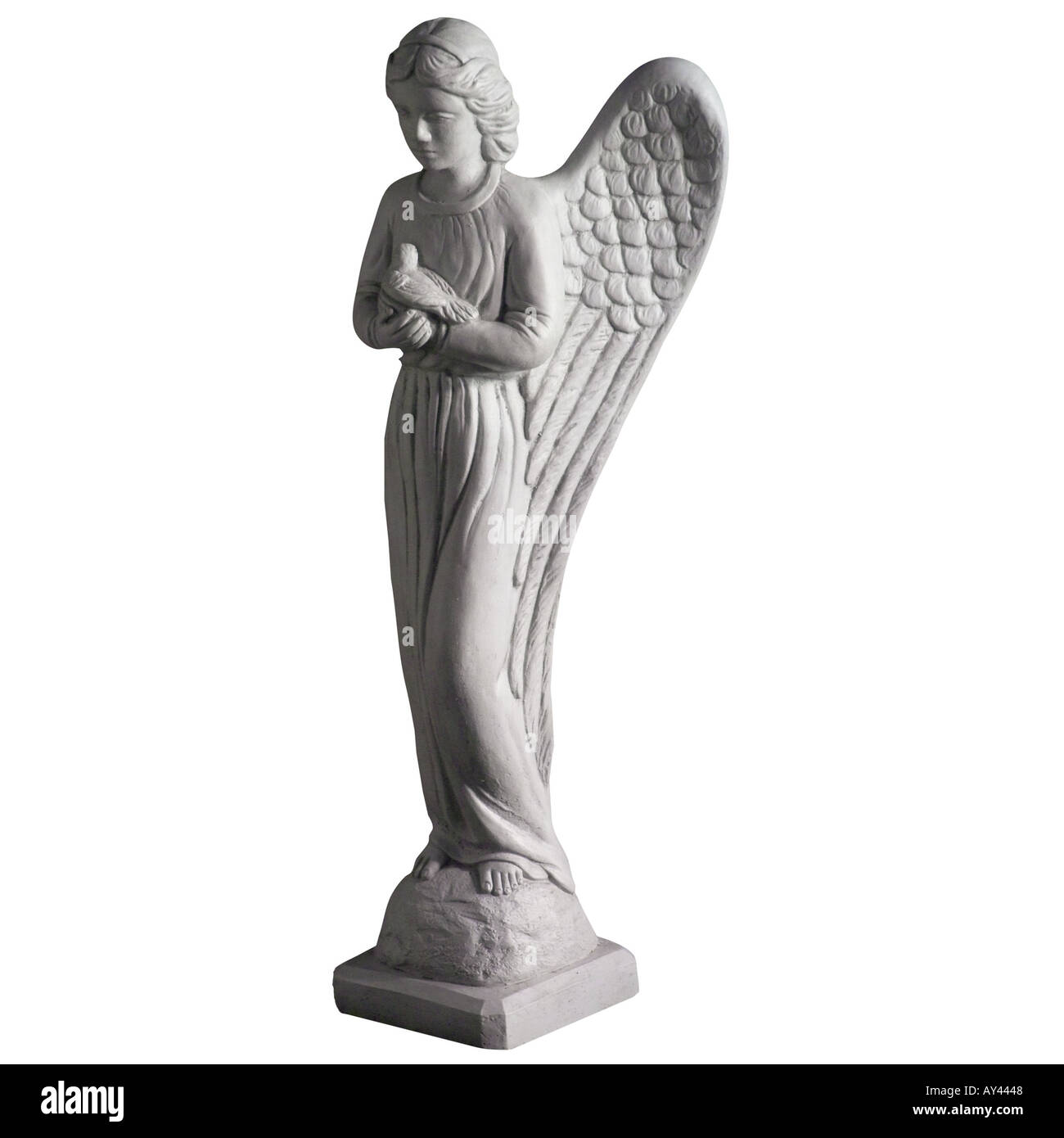 Angels Statue Lawn Ornaments Sculpture Decorations angel Stock Photo