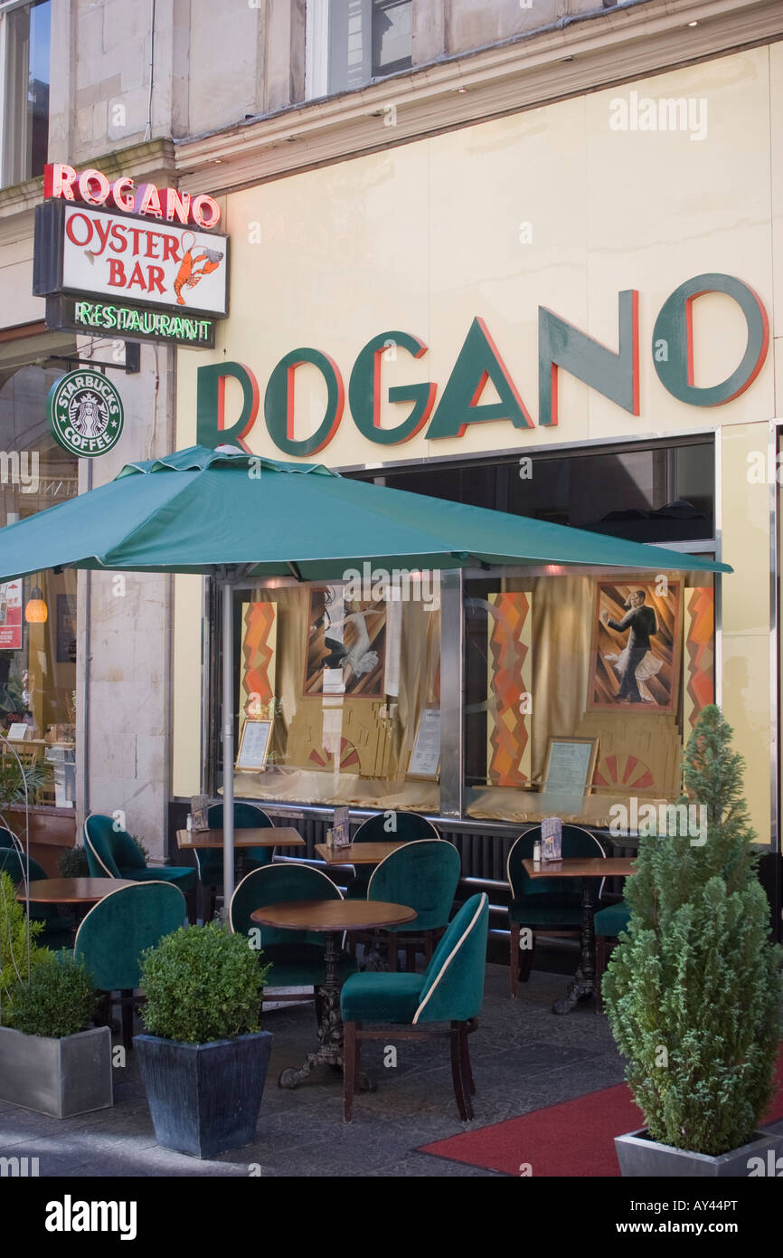Rogano Oyster Bar and Restaurant Glasgow Stock Photo Alamy