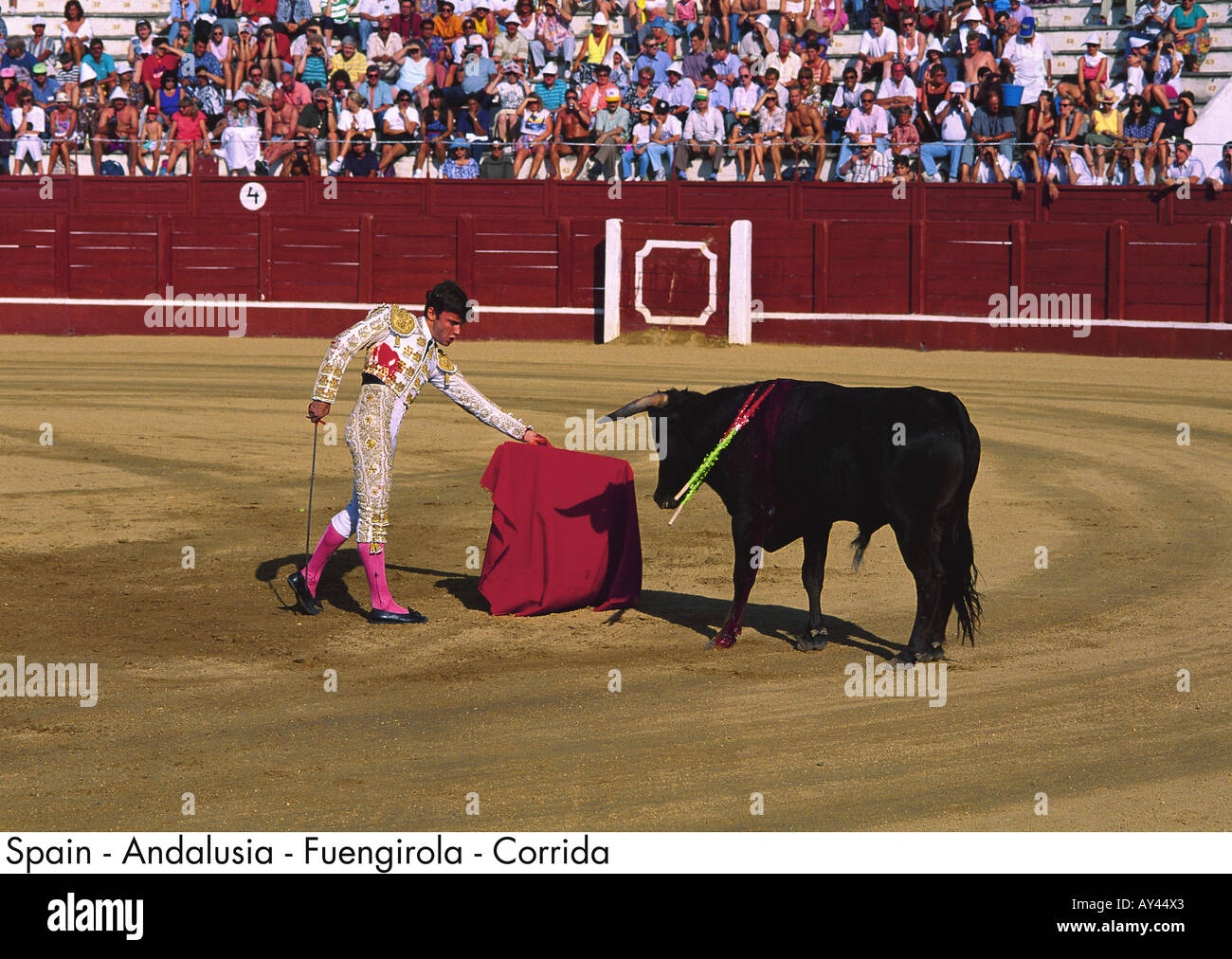 Spain Andalusia Fuengirola Corrida Stock Photo