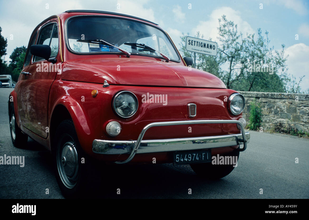 Fiat 500, Florence, Tuscany, Italy Stock Photo - Alamy