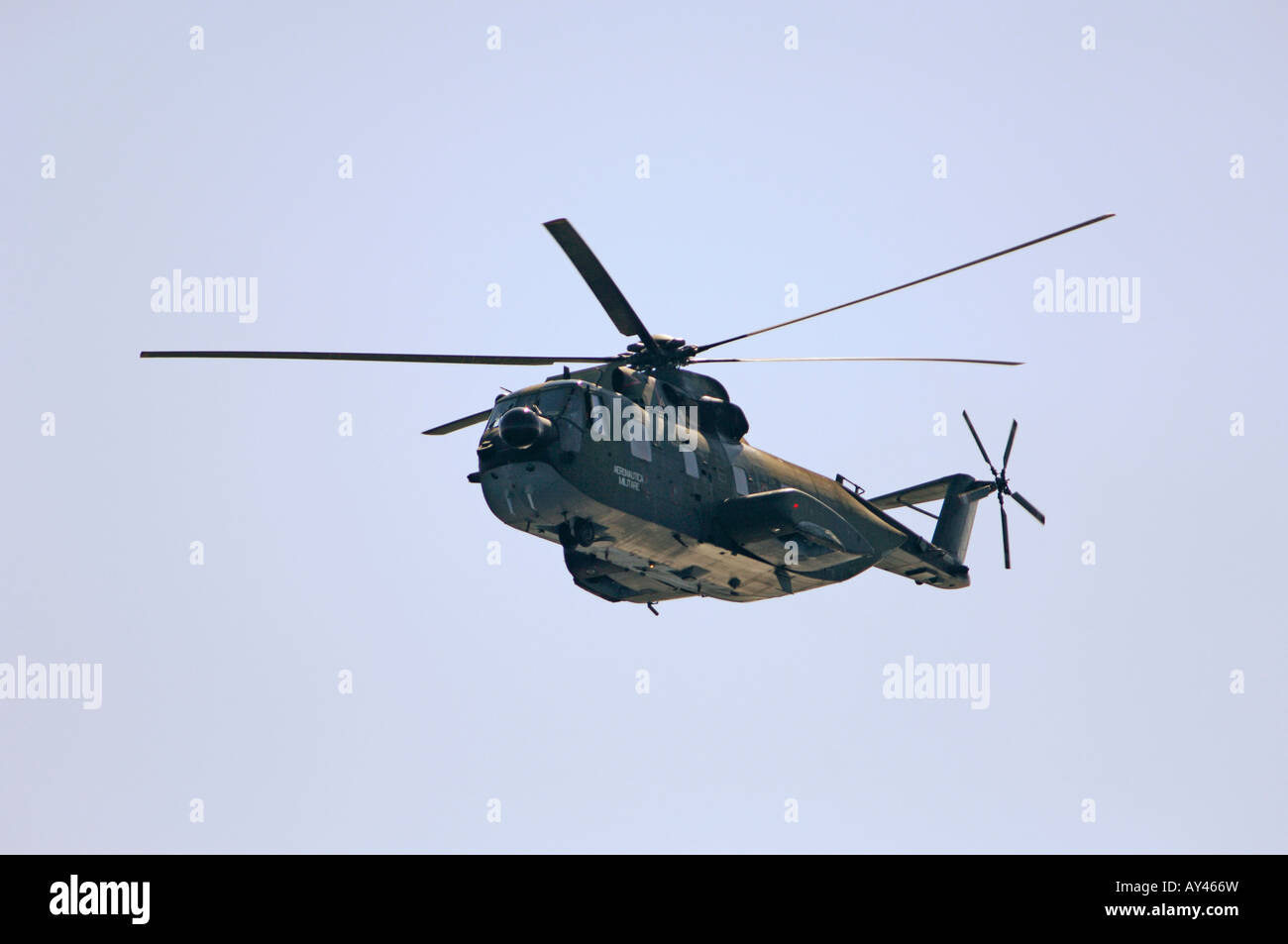 HH 3E military surveillance helicopter Stock Photo Alamy