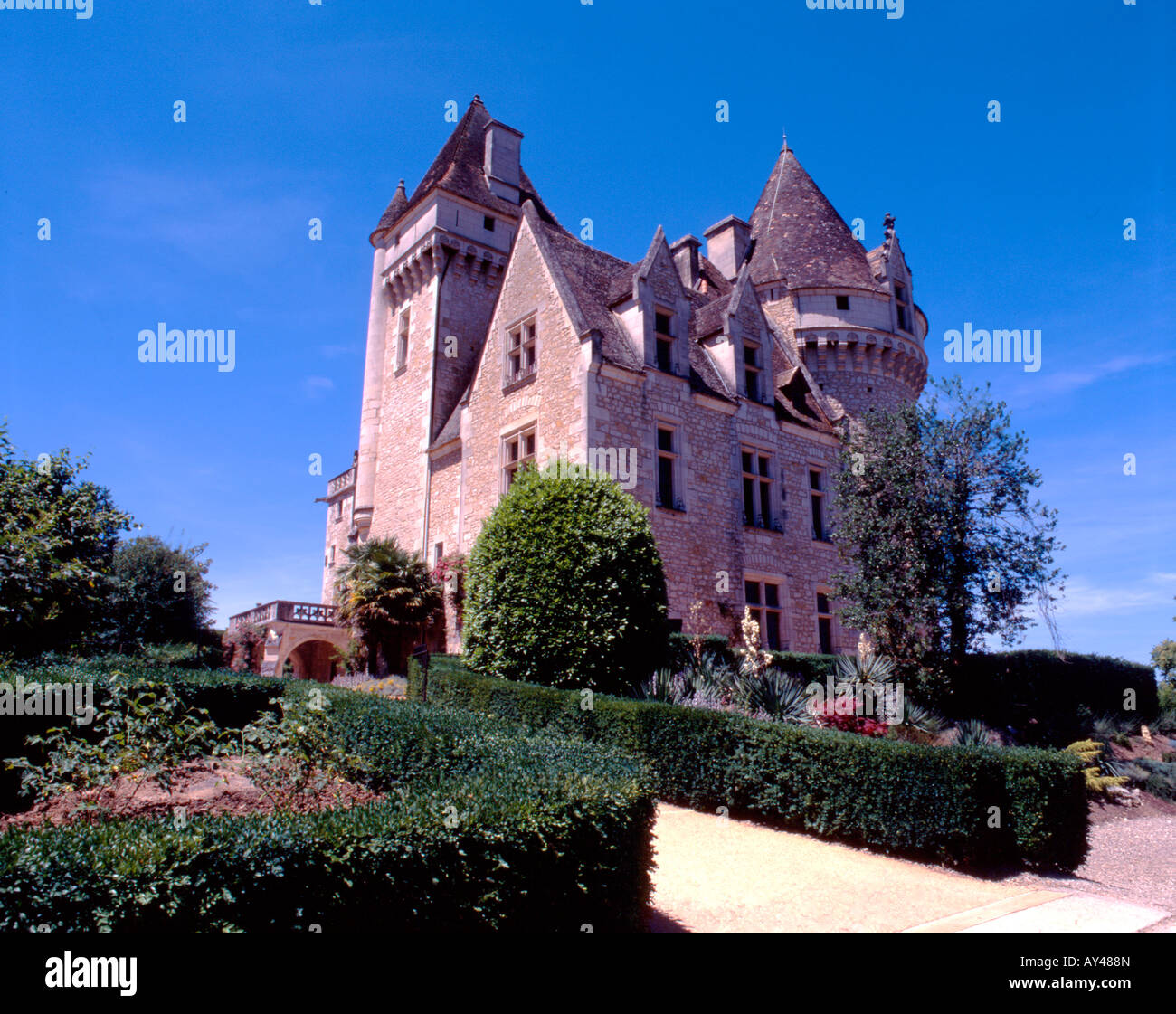 Les Milandes, Josephine Baker's house,Dordogne France Stock Photo - Alamy