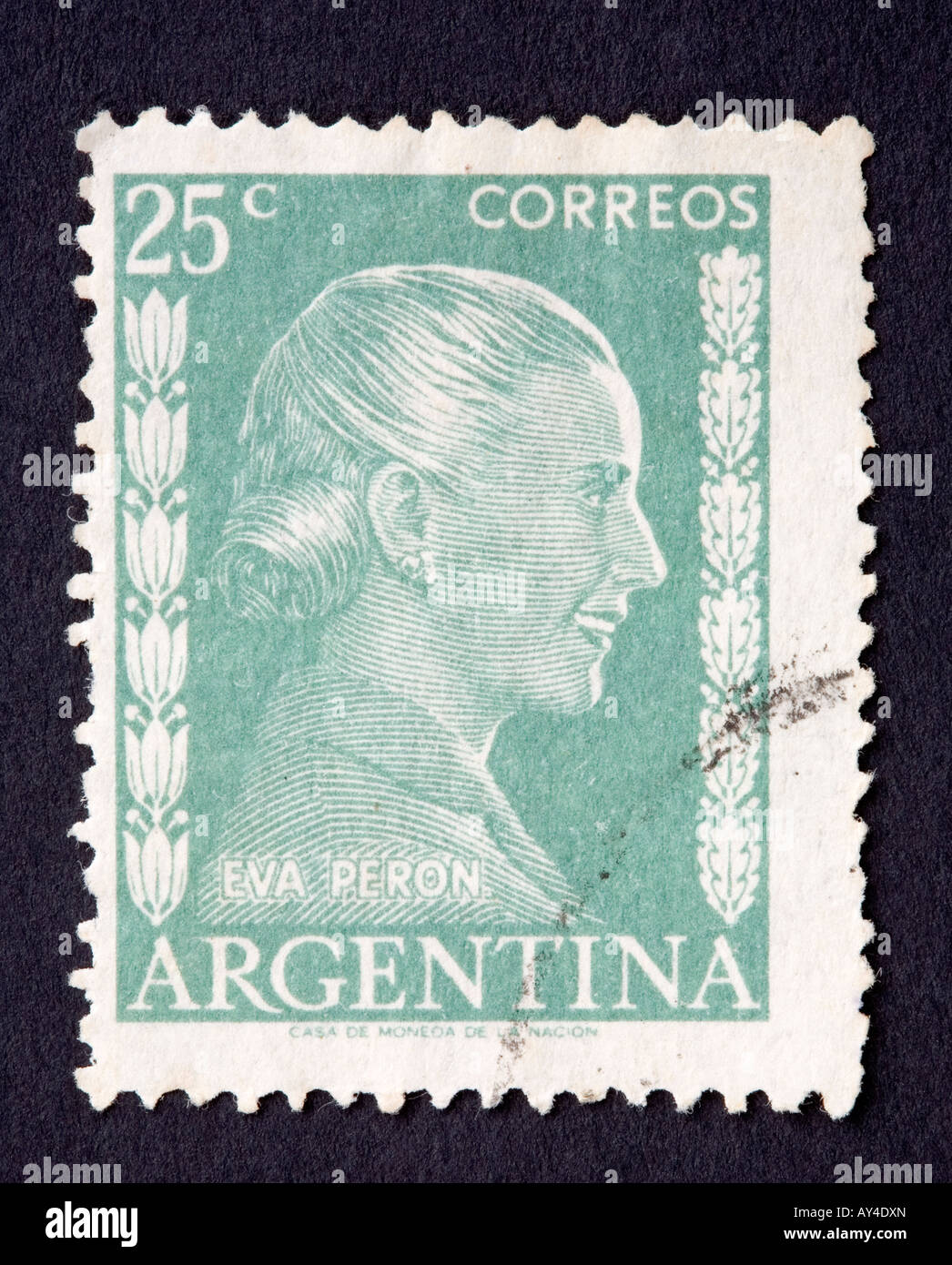 Argentine postage stamp Stock Photo