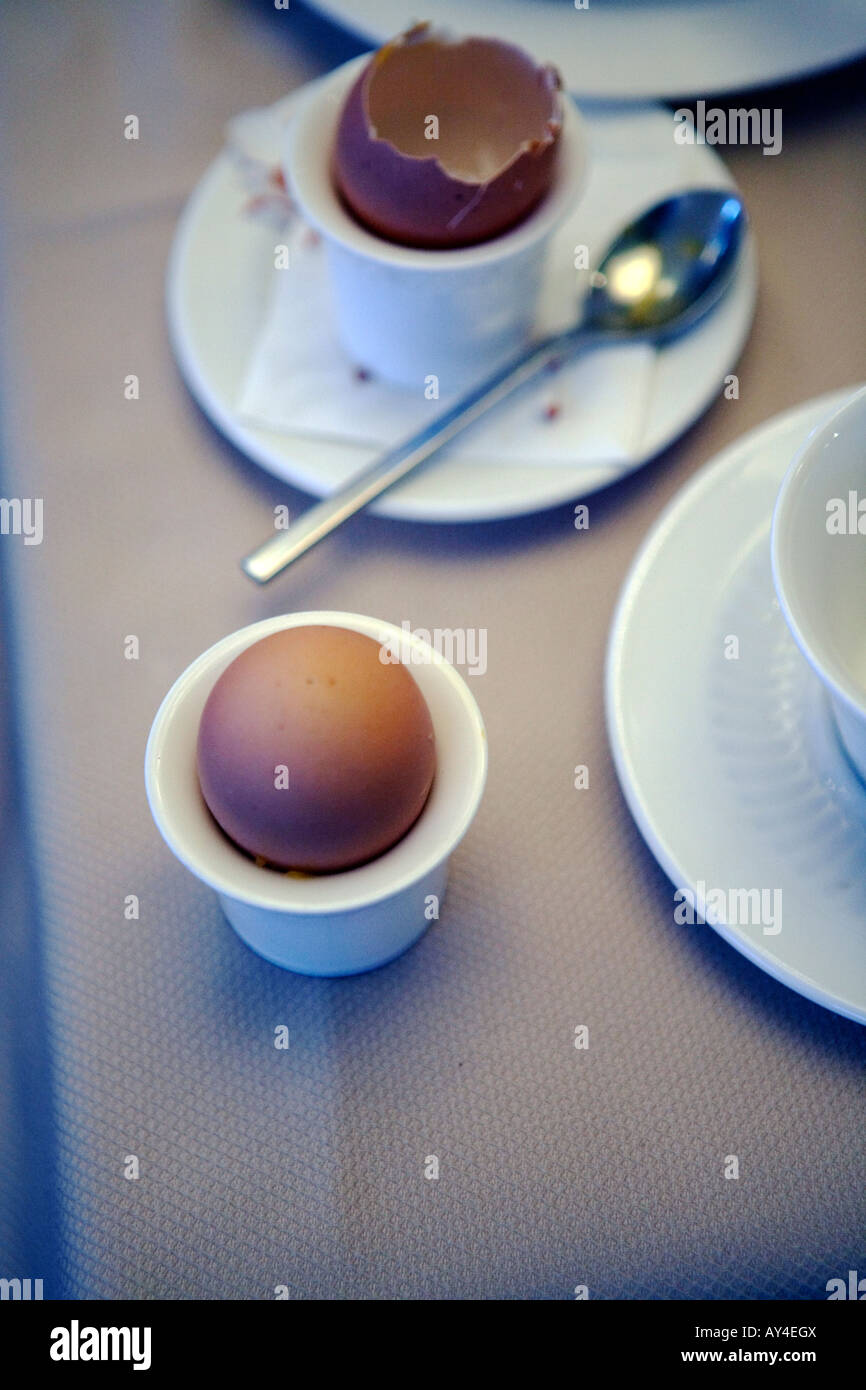 Boiled eggs, for breakfast Stock Photo - Alamy