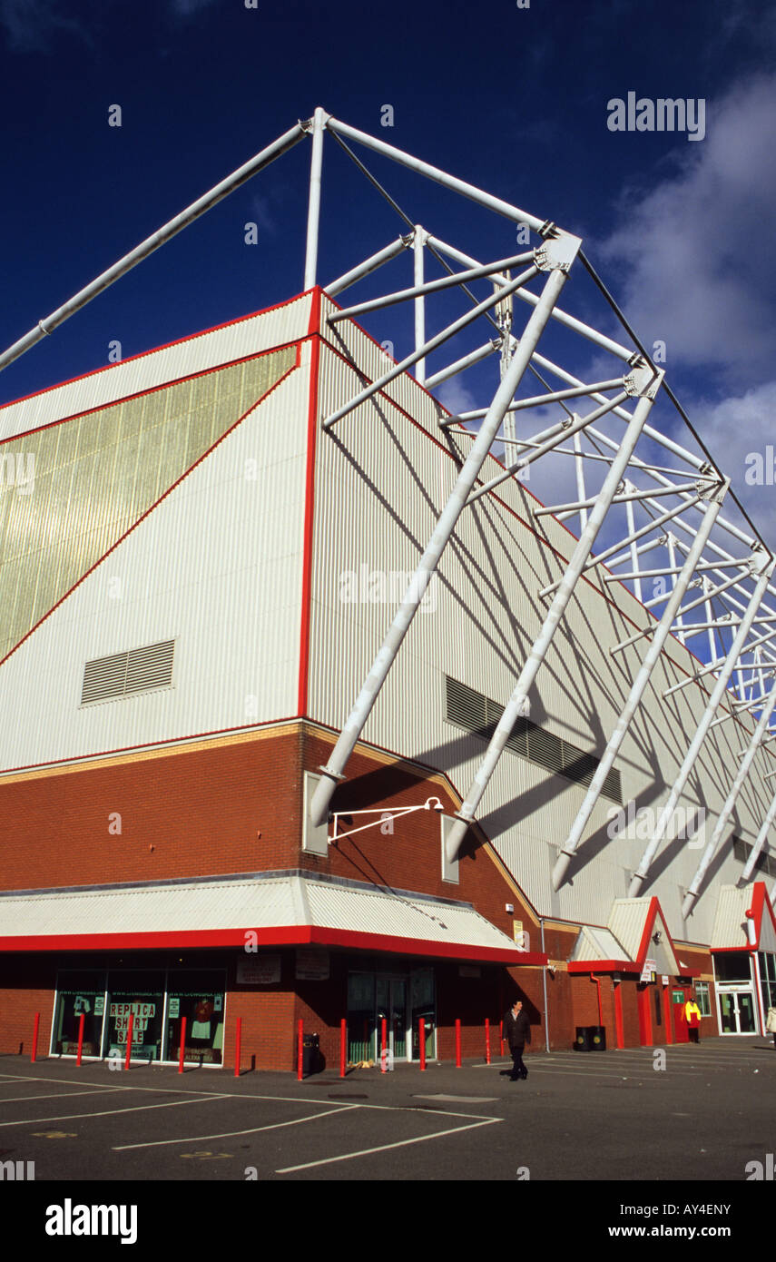 Crewe Alexandra Football Stadium Stock Photo
