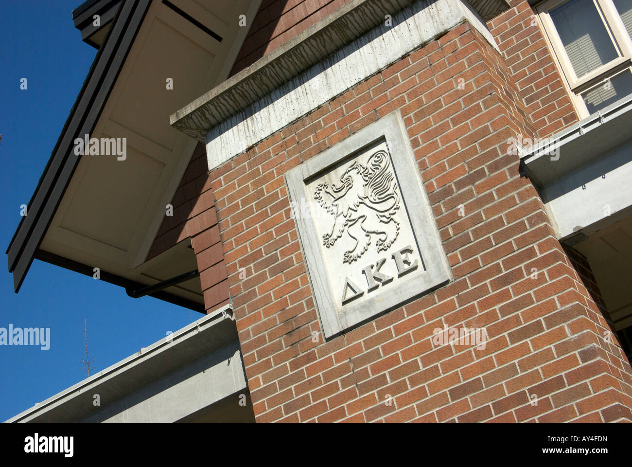 Delta Kappa Epsilon fraternity house at the University of British Columbia Stock Photo