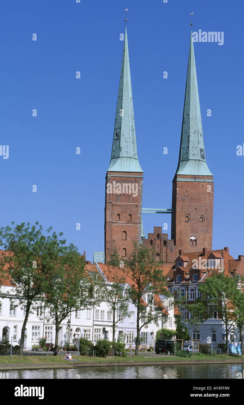 Cathedral, Luebeck, Schleswig-Holstein, Germany Stock Photo - Alamy