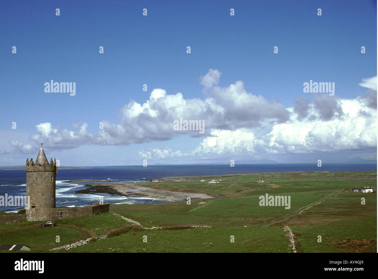Ireland The Burren Scenic Route Stock Photo