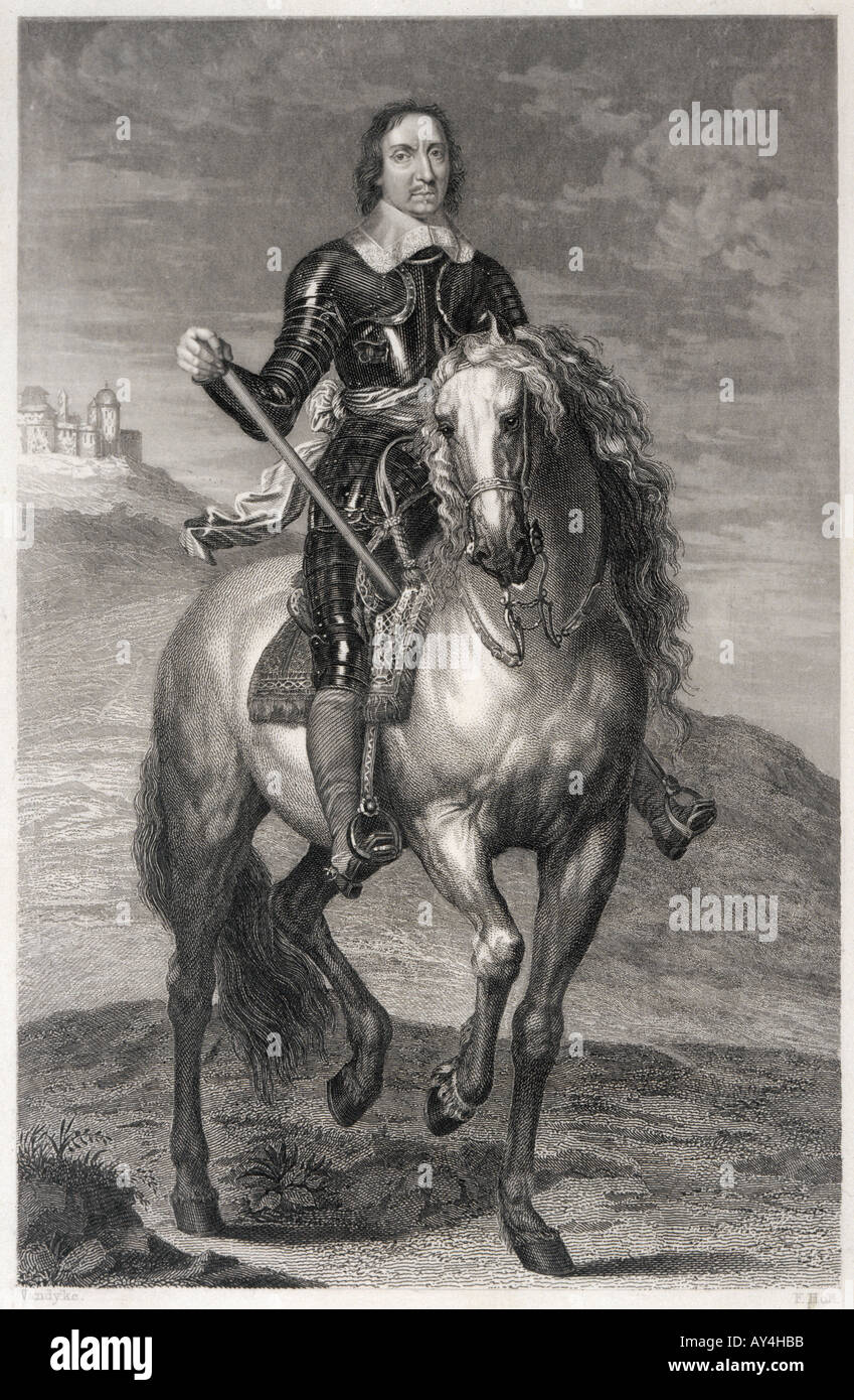 Oliver Cromwell Van Dyke Stock Photo Alamy