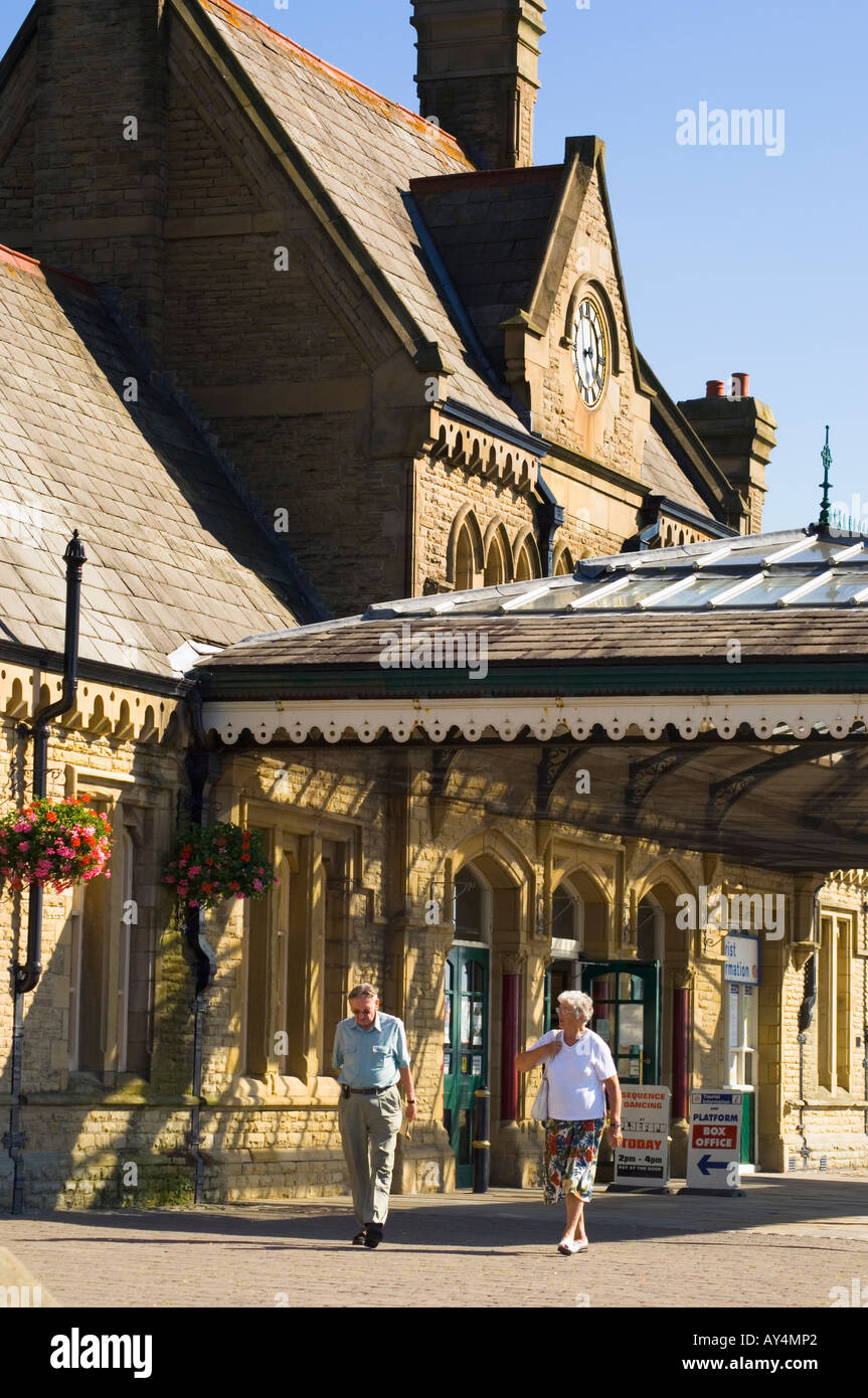 Morecambe s old railway station is now an arts venue called The Platform Stock Photo