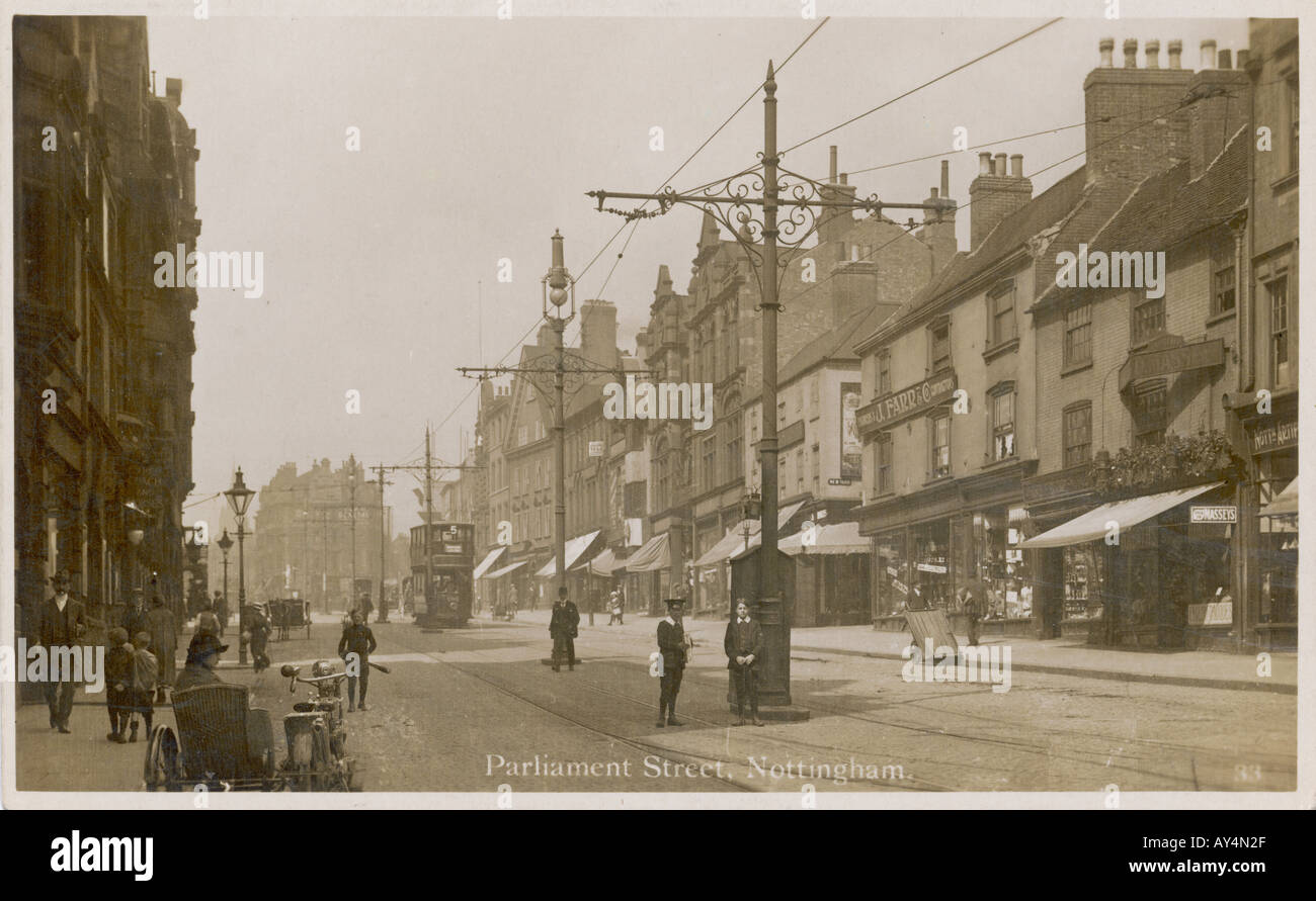 England Nottingham Stock Photo