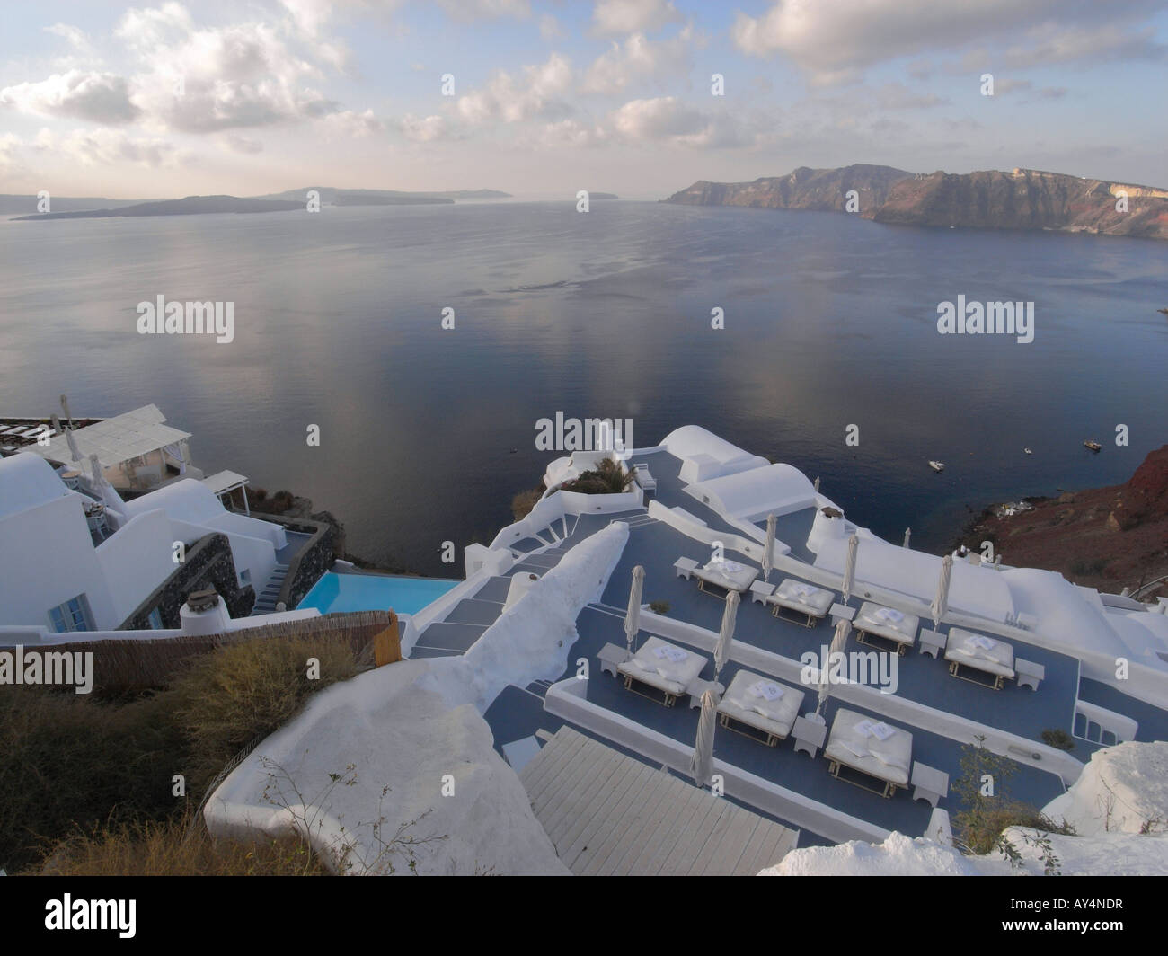 View from Santorini Island, Greece Stock Photo