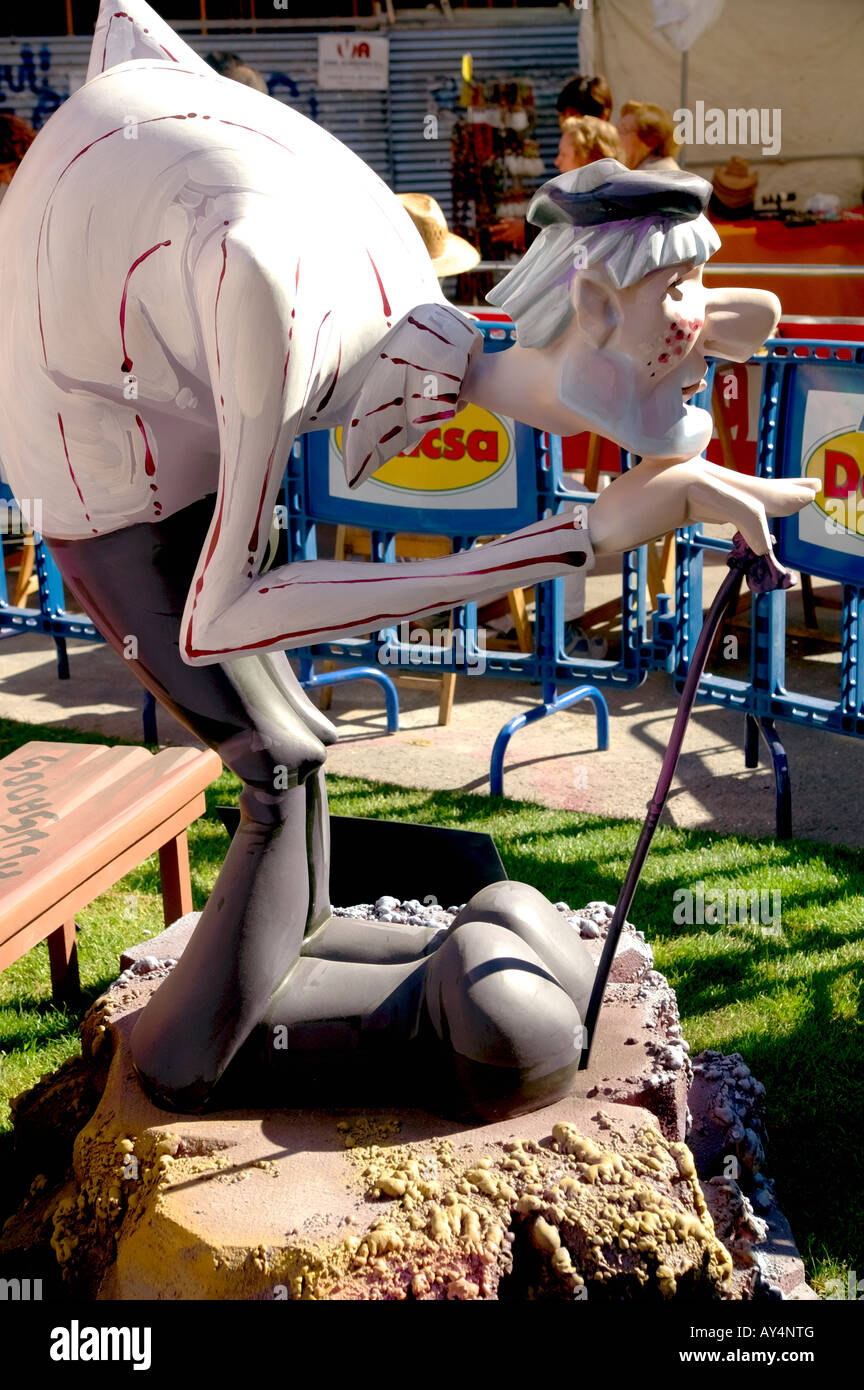 Las Fallas, Valencia's biggest festival Stock Photo
