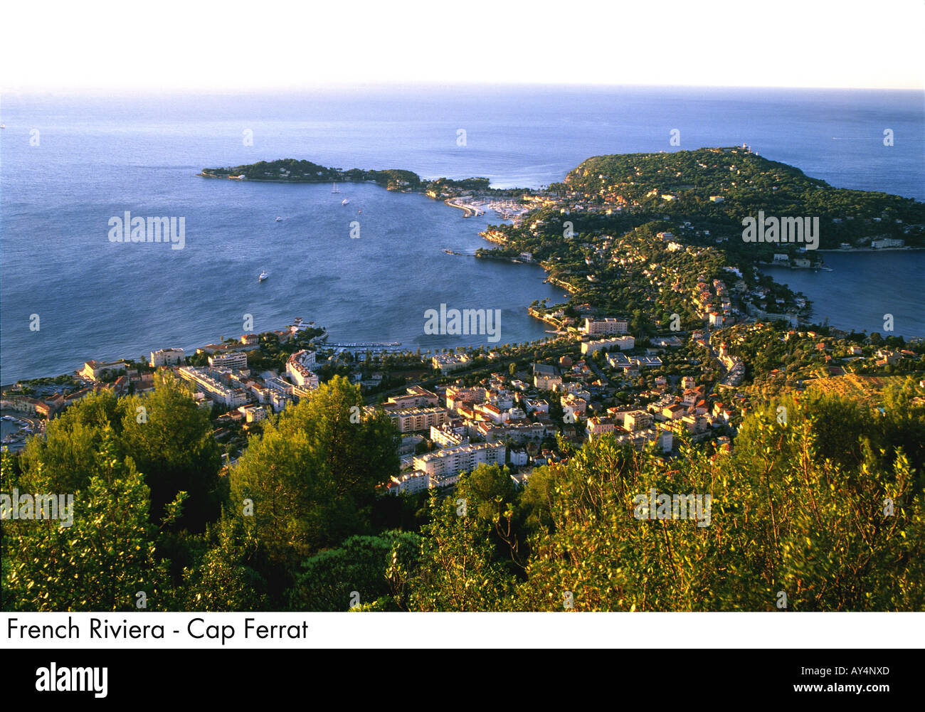 French Riviera Cap Ferrat Stock Photo - Alamy