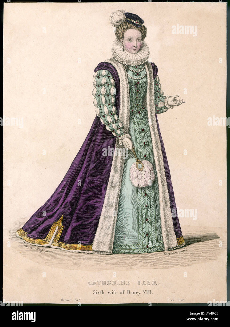 Catherine Parr 1512 1548 Stock Photo