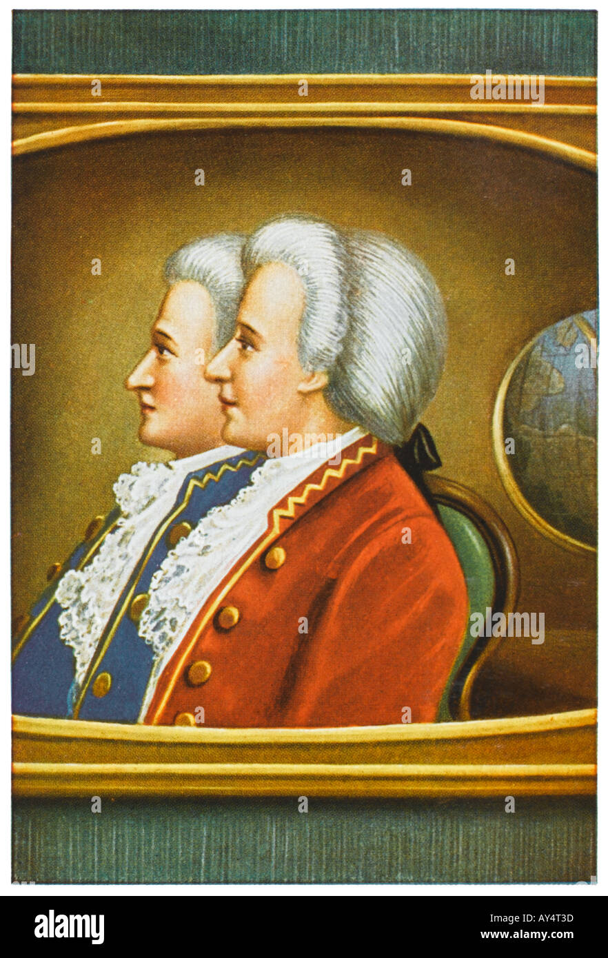 Montgolfier Brothers Stock Photo
