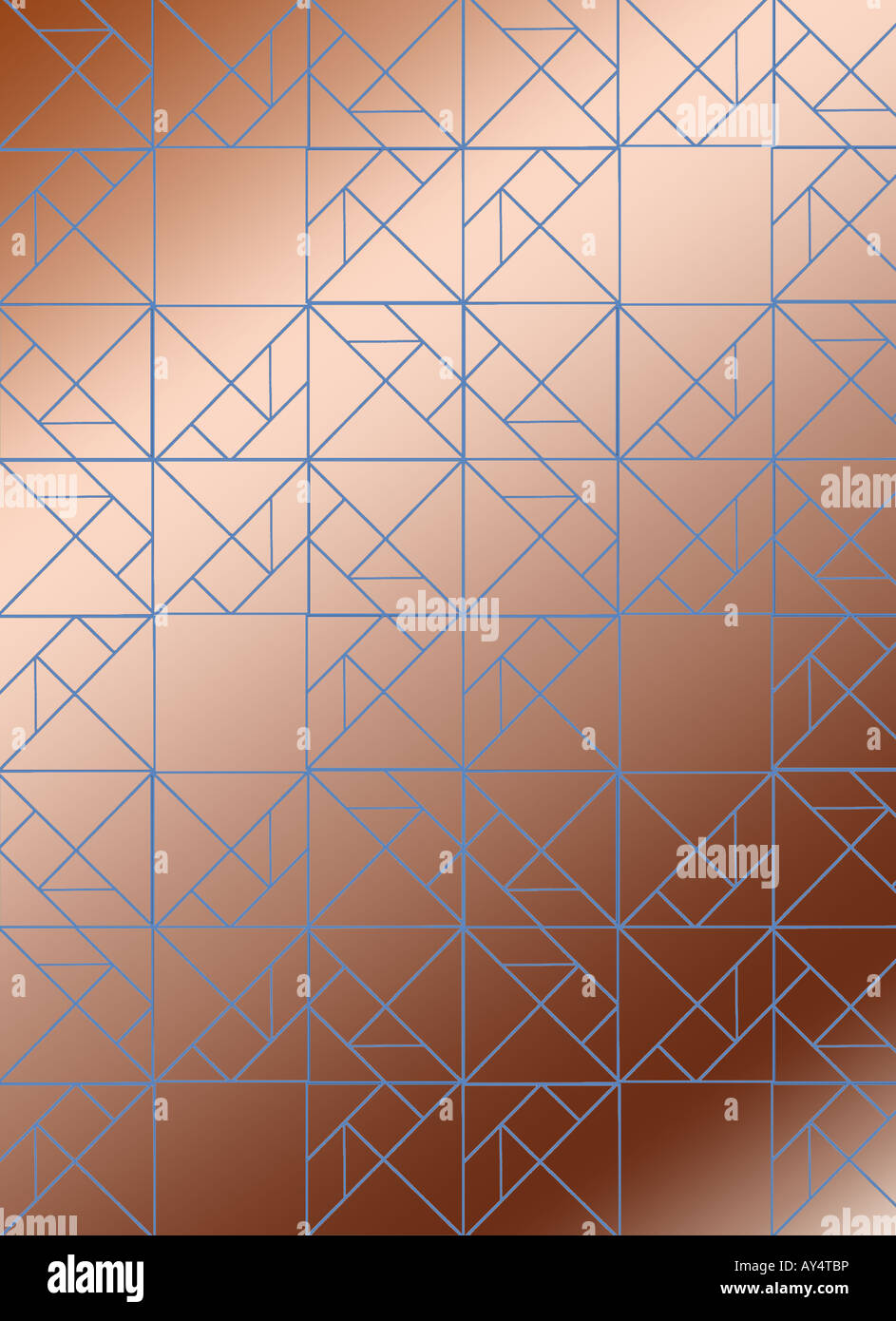 Tangram grid design Stock Photo