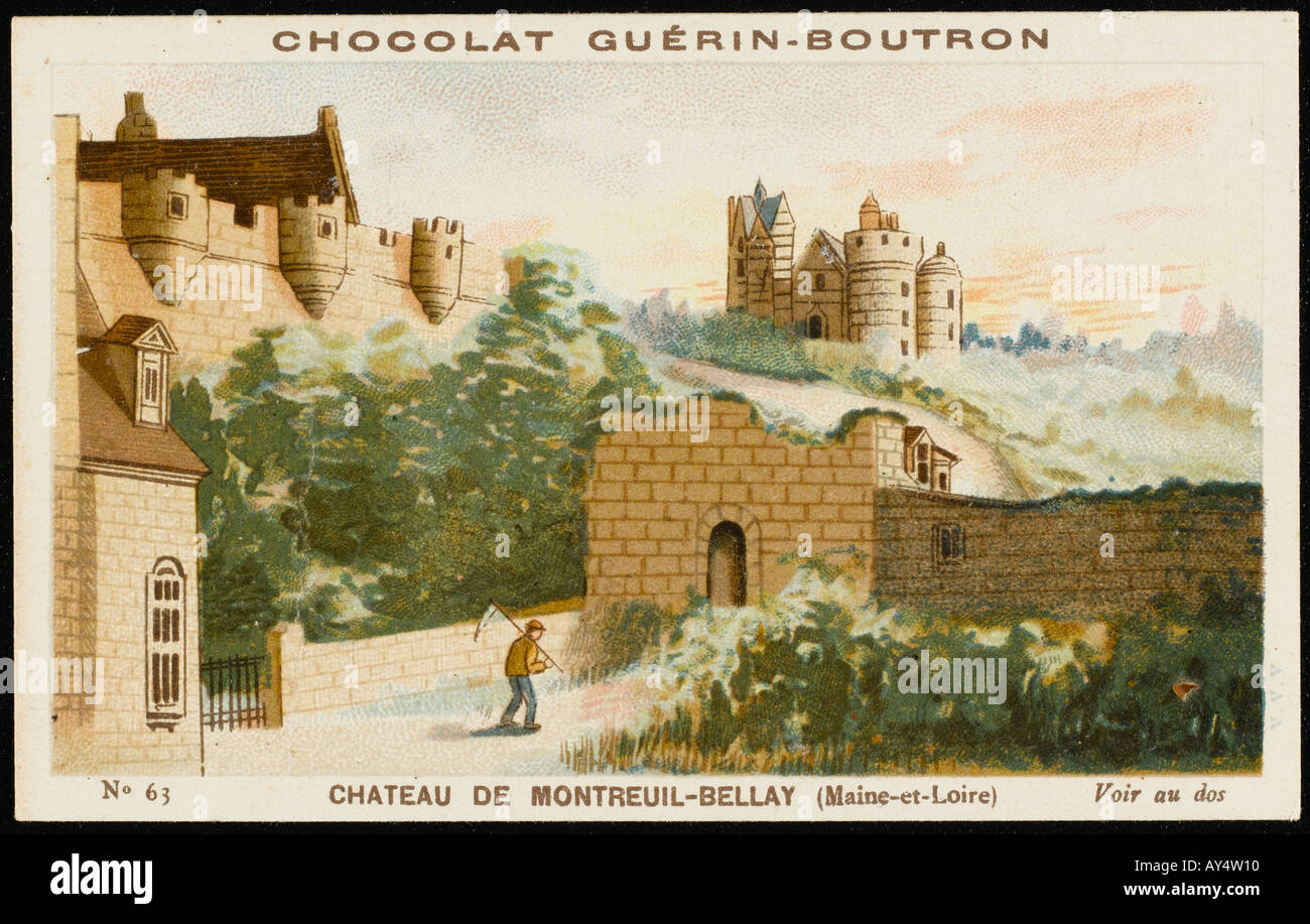 France Montreuil Bellay Stock Photo Alamy