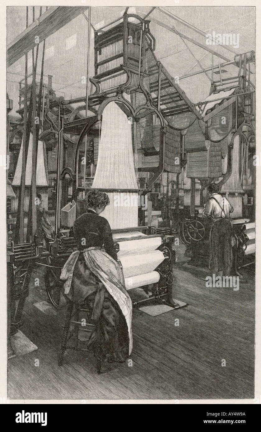 Industry Textiles Silk Stock Photo Alamy